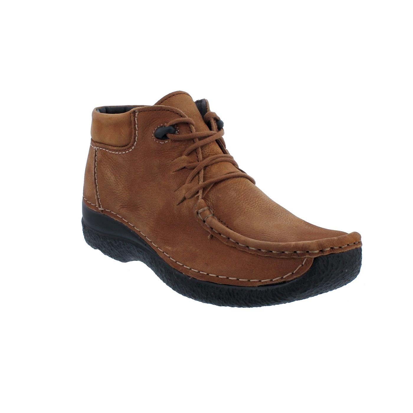 WOLKY Wolky Seamy Moc Bootie 0625311-430, Antique nubuck, Cognac Schnürstie günstig online kaufen