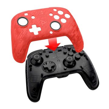 Nintendo Official Deluxe + Audio Wired Red Controller - Nintendo Switch Controller
