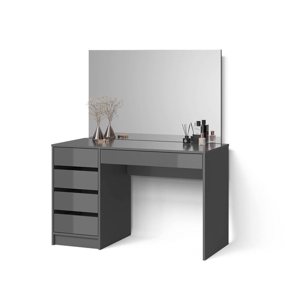 Livinity® Schminktisch Imola, Anthrazit, 120 cm günstig online kaufen