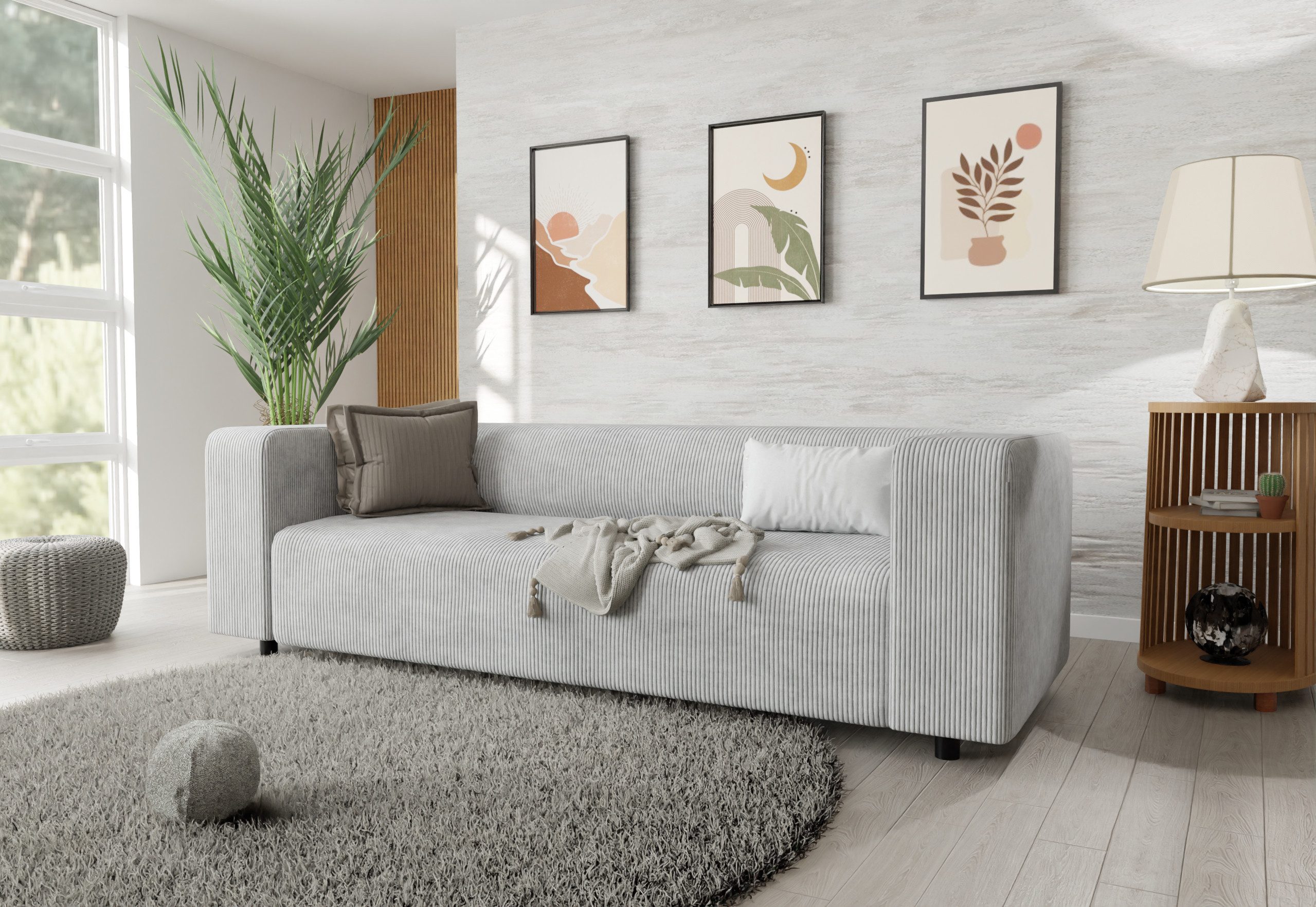 S-Style Möbel 3-Sitzer Sofa Gustav aus günstig online kaufen