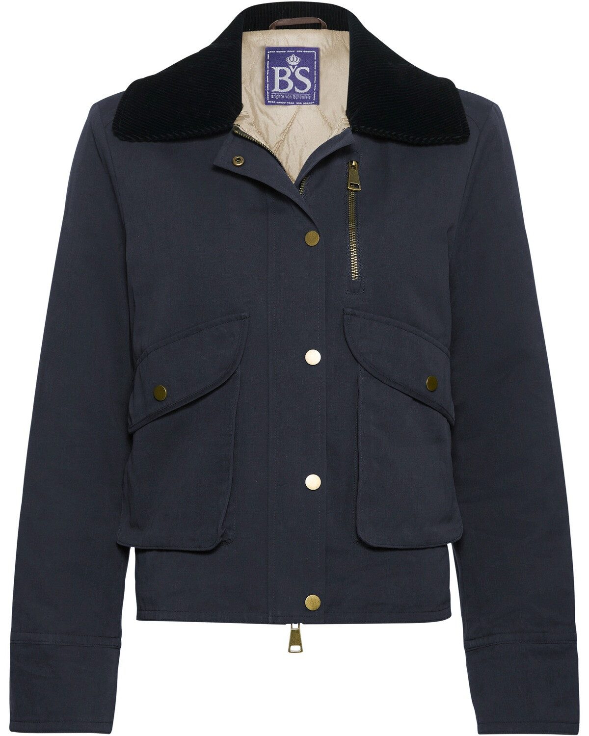 Brigitte von Schönfels Outdoorjacke Kurze Wachsjacke günstig online kaufen