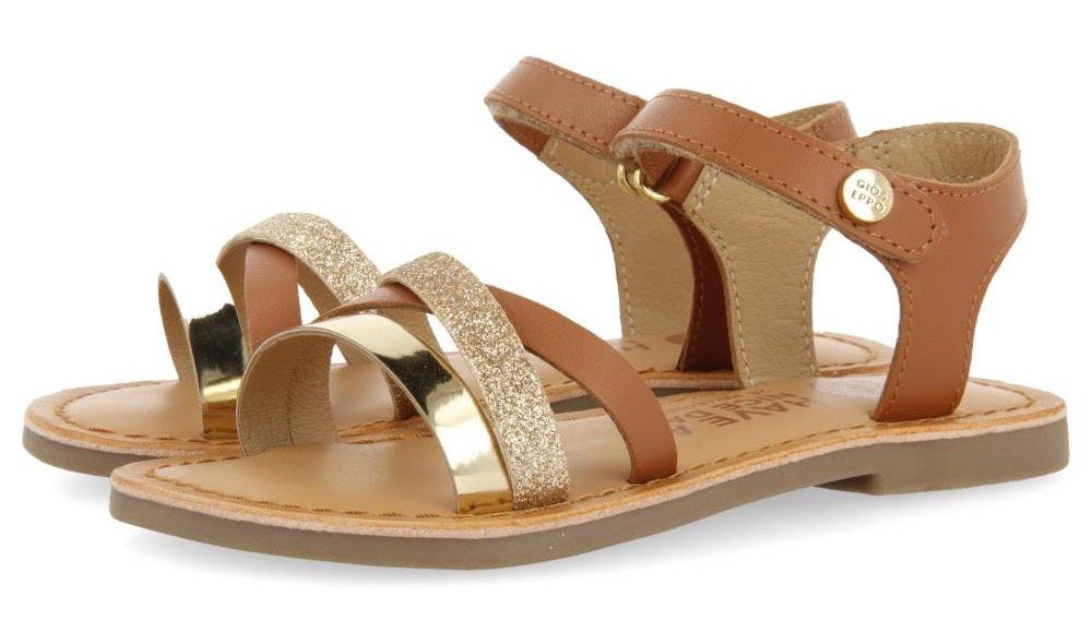 Gioseppo LAWTEY Sandale, Glitzer Sandale, Sommerschuh, Klettschuh, Sandalette, mit Glitzer