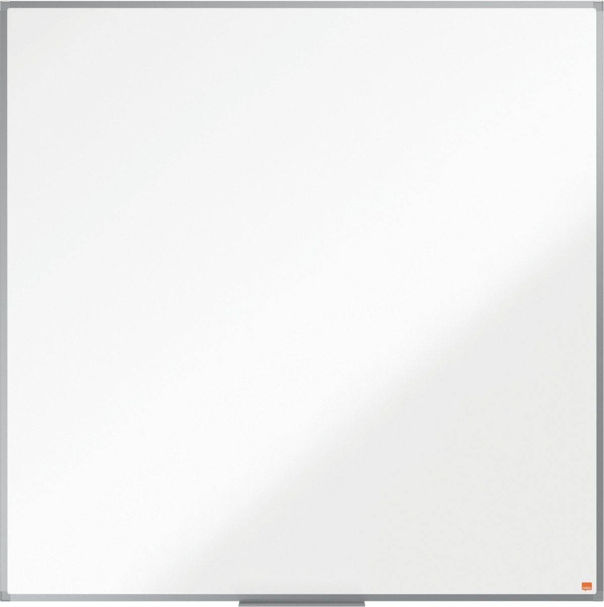 NOBO Magnettafel Whiteboard Essence Melamin nicht magnetisch Aluminiumrahmen 1200x1200m
