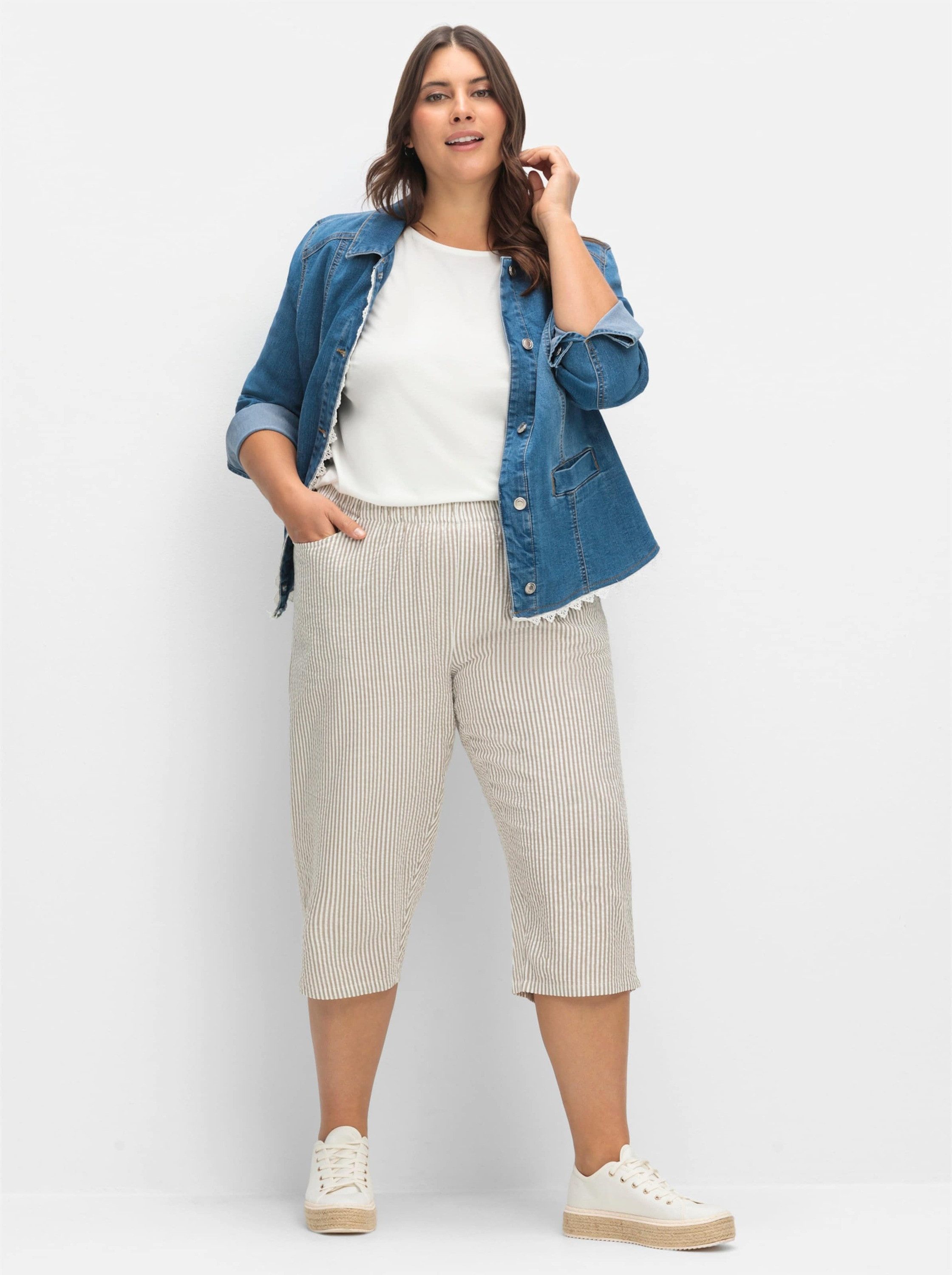 Sieh an! Shorts Capri-Hose komfortabel