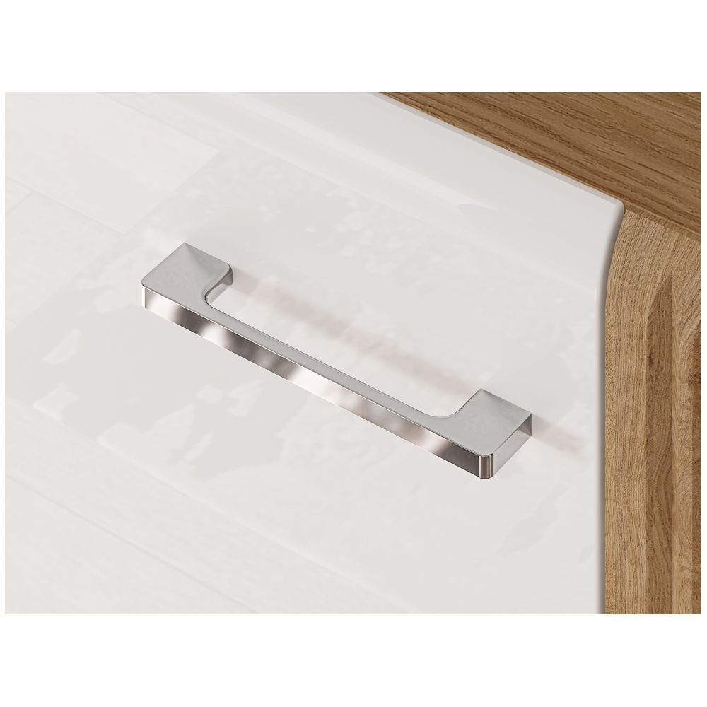 Lomadox Sideboard AKRON-131, Kommode, Anrichte in Eiche Nb. mit weiß, B/H/T günstig online kaufen