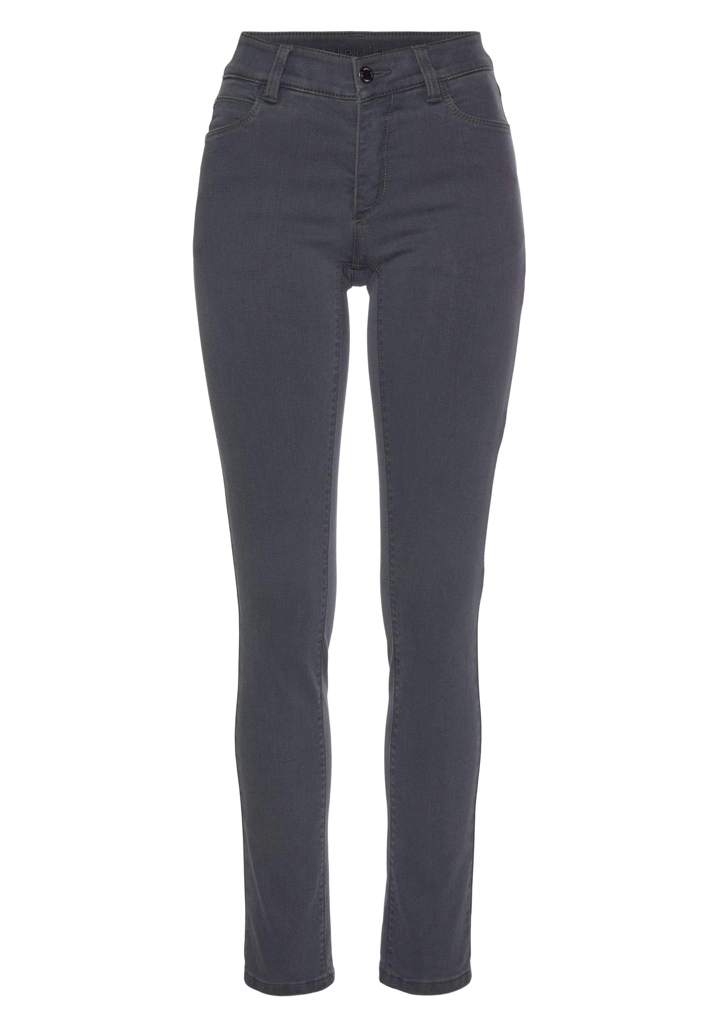 Beliebte neue Artikel auf Lager wonderjeans Slim-fit-Jeans Classic-Slim Klassischer used dark grey gerader Schnitt