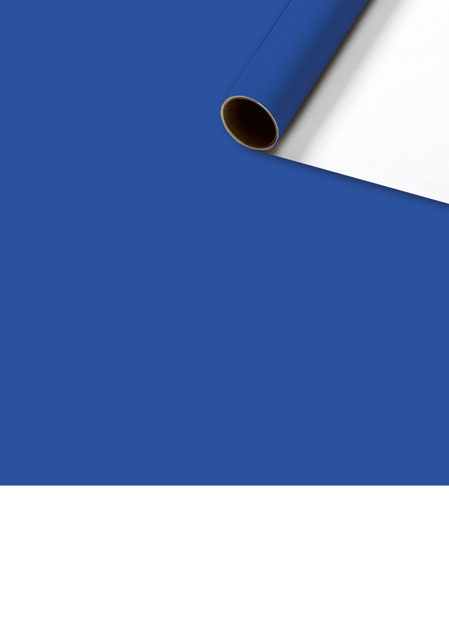 stewo Druckerpapier 6x STEWO 2528591340 Geschenkpapier „Uni Plain“, blau, 2 m