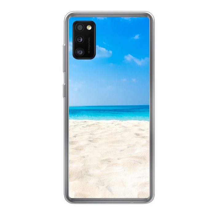 MuchoWow Handyhülle Strand - Meer - Sand Handyhülle Samsung Galaxy A41 Smartphone-Bumper Print Handy