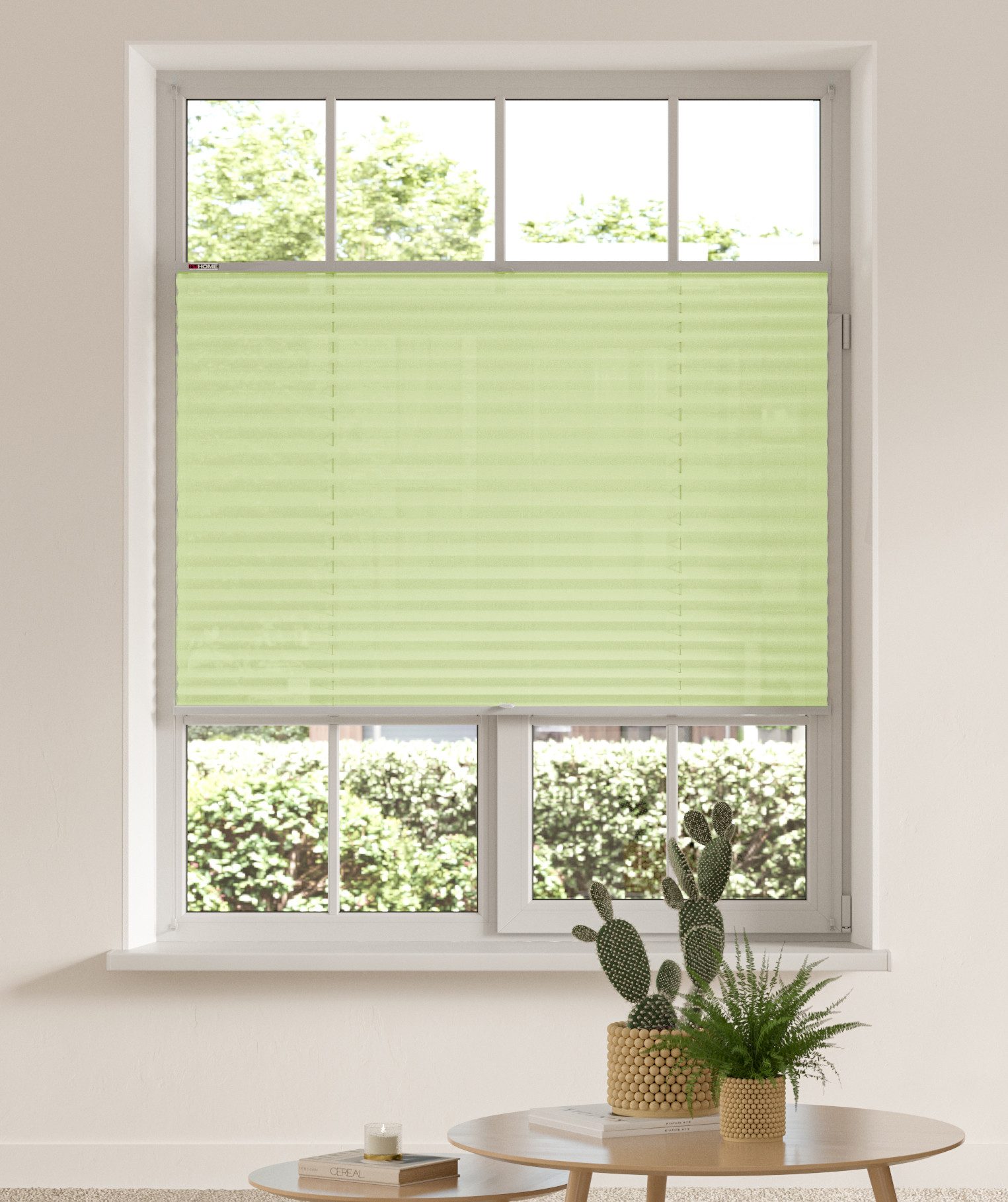 my home Plissee LAHOLM, Lichtschutz, ohne Bohren, verspannt, Klemmfix, Fixmaß, Bestseller mit über 3000 4,5-Sterne-Bewertungen, Klemmträger