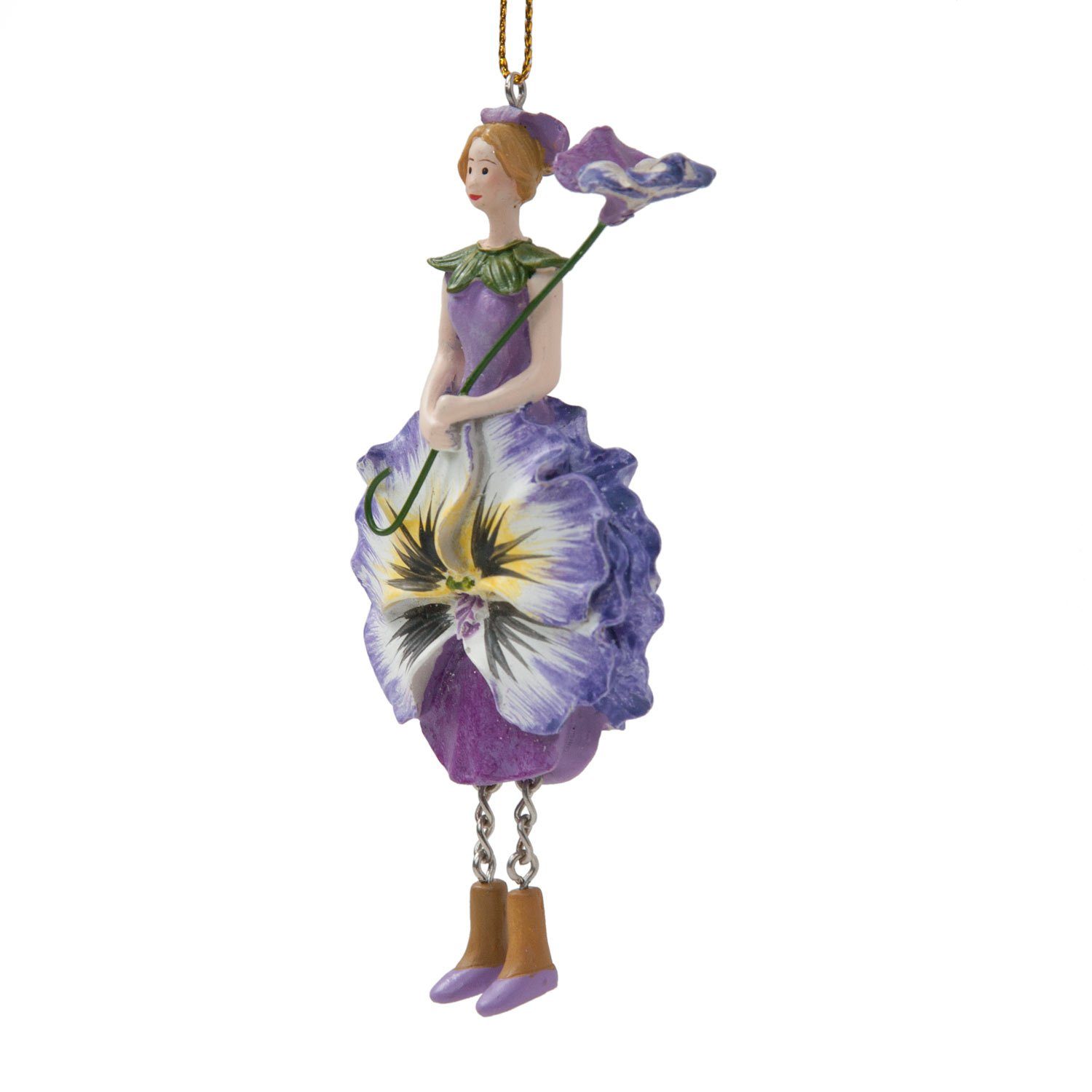 ROSEMARIE SCHULZ Heidelberg Dekofigur Blumenmädchen Stiefmütterchen günstig online kaufen