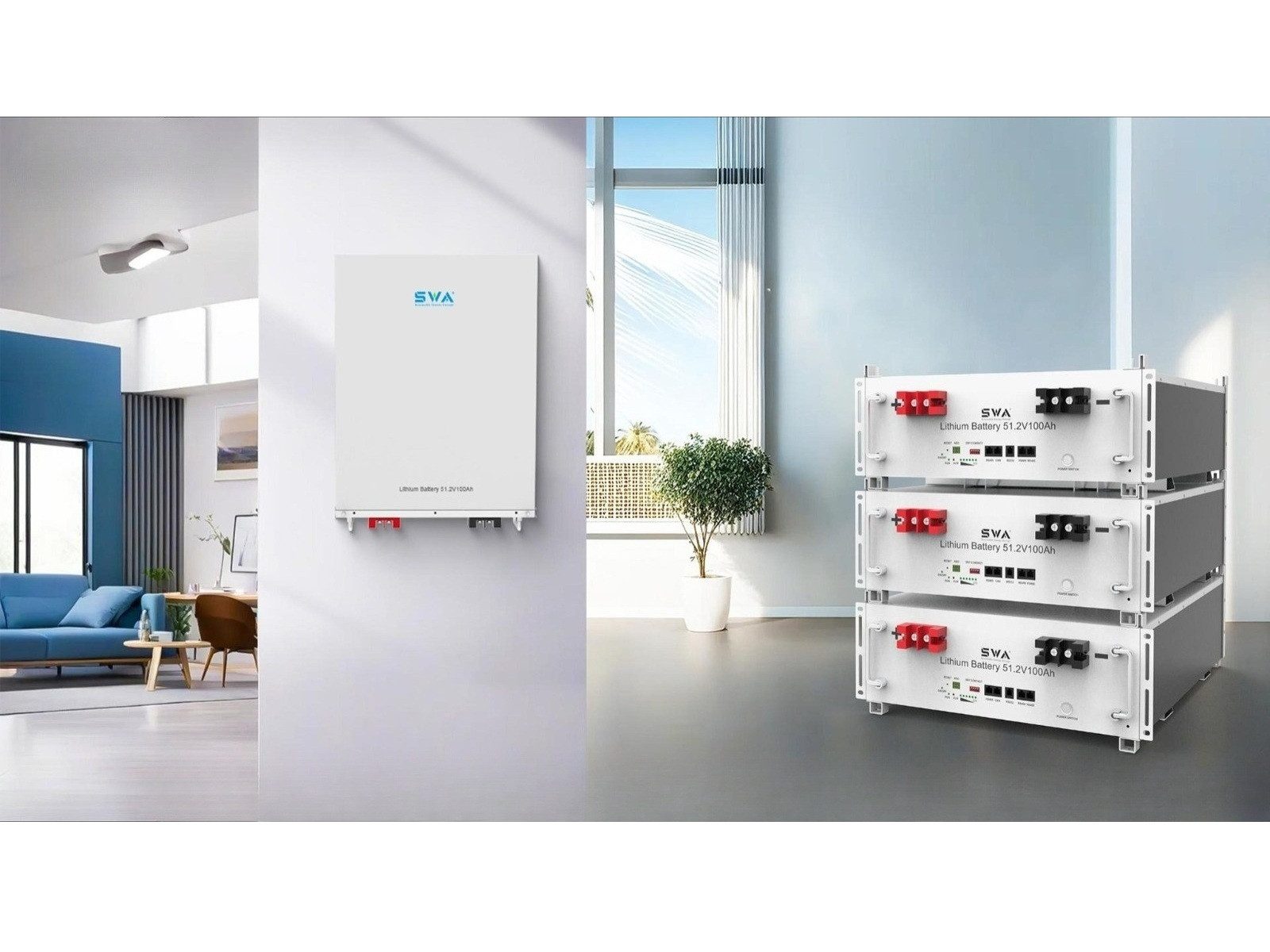 TZIpower LiFePO4 48V/51,2V 10kWh 200AH 14kWh 280AH PV Solar Speicher Wand Akku Solarakkus (48 V)