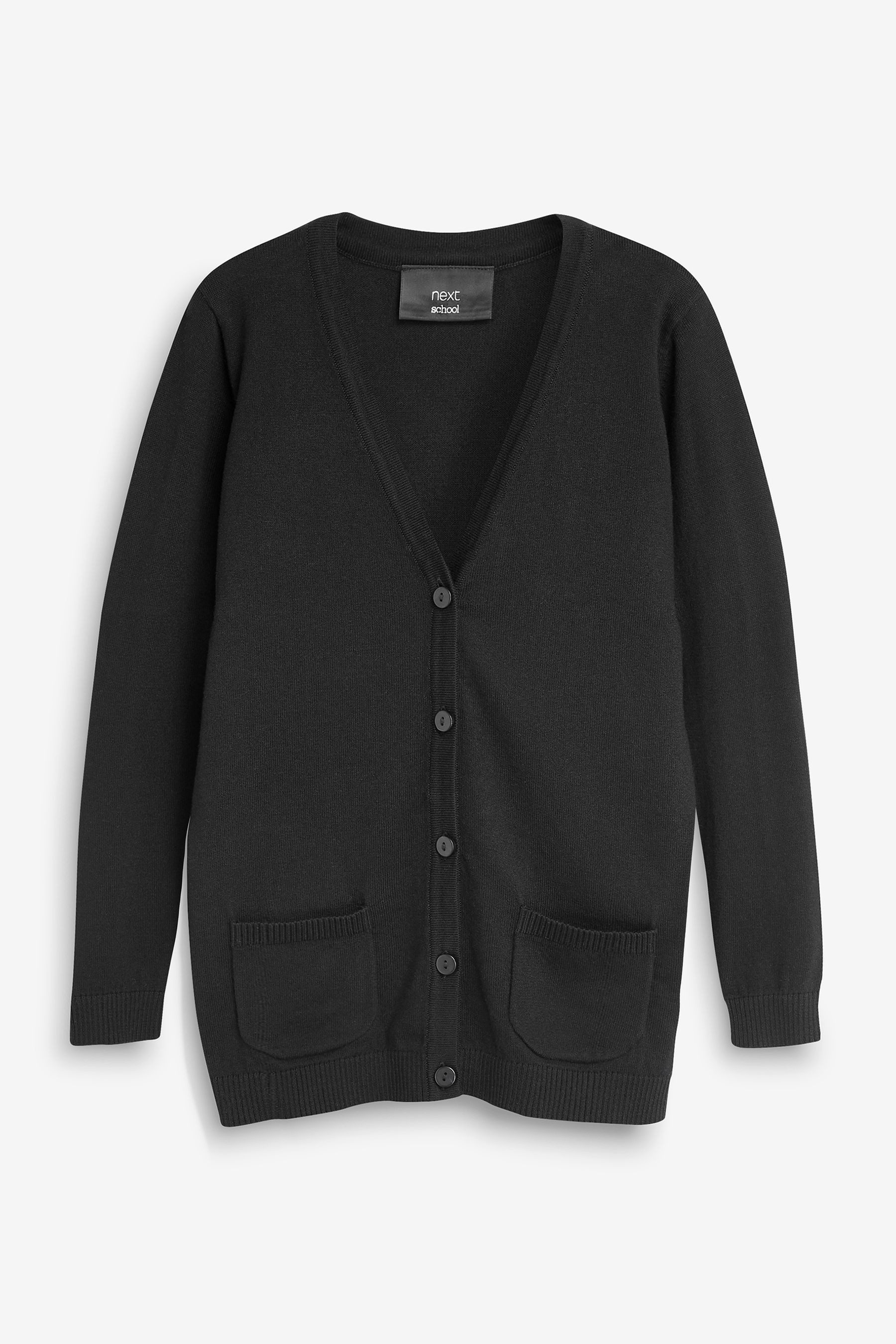 Next Strickjacke Lange Strickjacke mit V-Ausschnitt günstig online kaufen