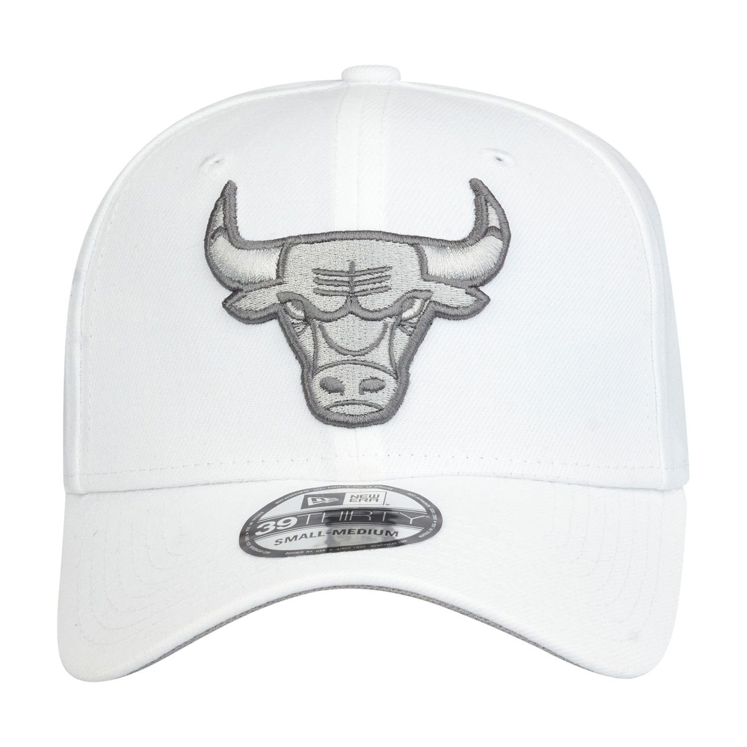 New Era Flex Cap 39Thirty Stretch Chicago Bulls optic white – Bild 2 von 5