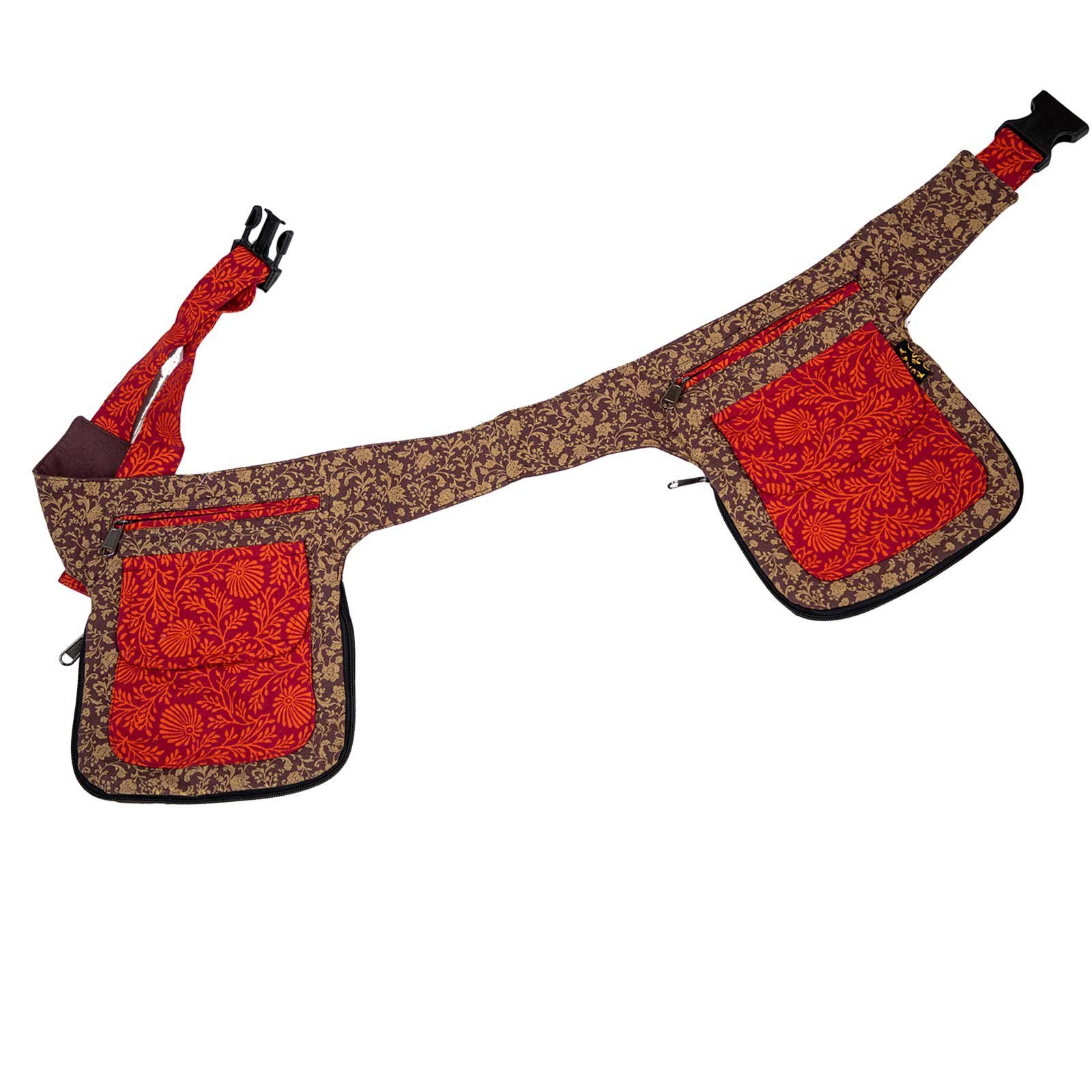 Bauchtasche Doppel Bauchtasche Gürteltasche Festival Hippie Hüfttasche Hipbag