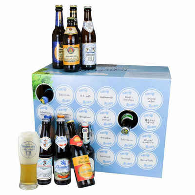Bavariashop Geschenkbox Bier-Box "Bayerischer Biergarten" • Männer Bier-Geschenk-Set