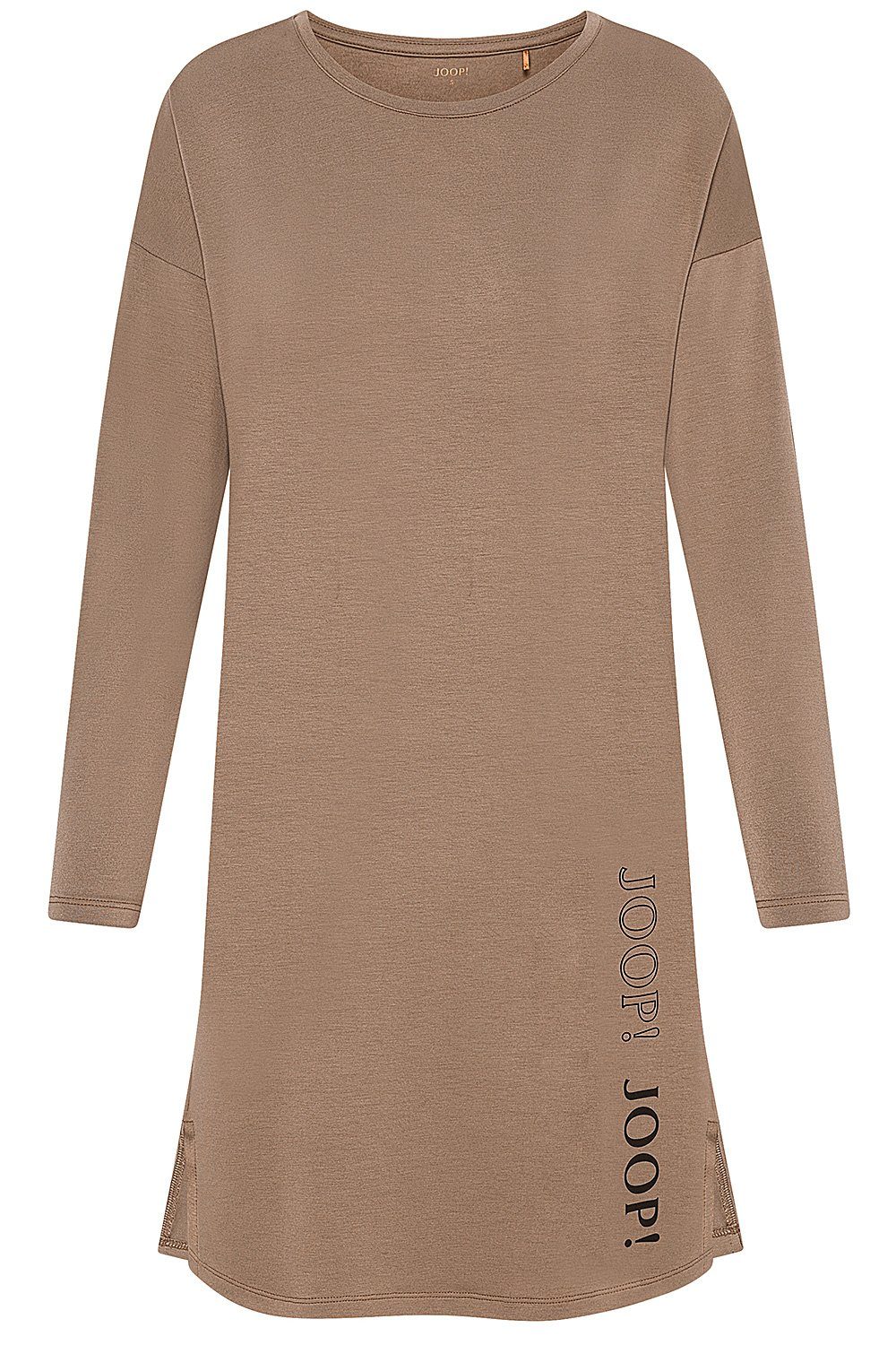 JOOP! Sleepshirt Schlafshirt Langarm (1-tlg) Bigshirt mit Logo-Print - aus softem Viskose-Mix