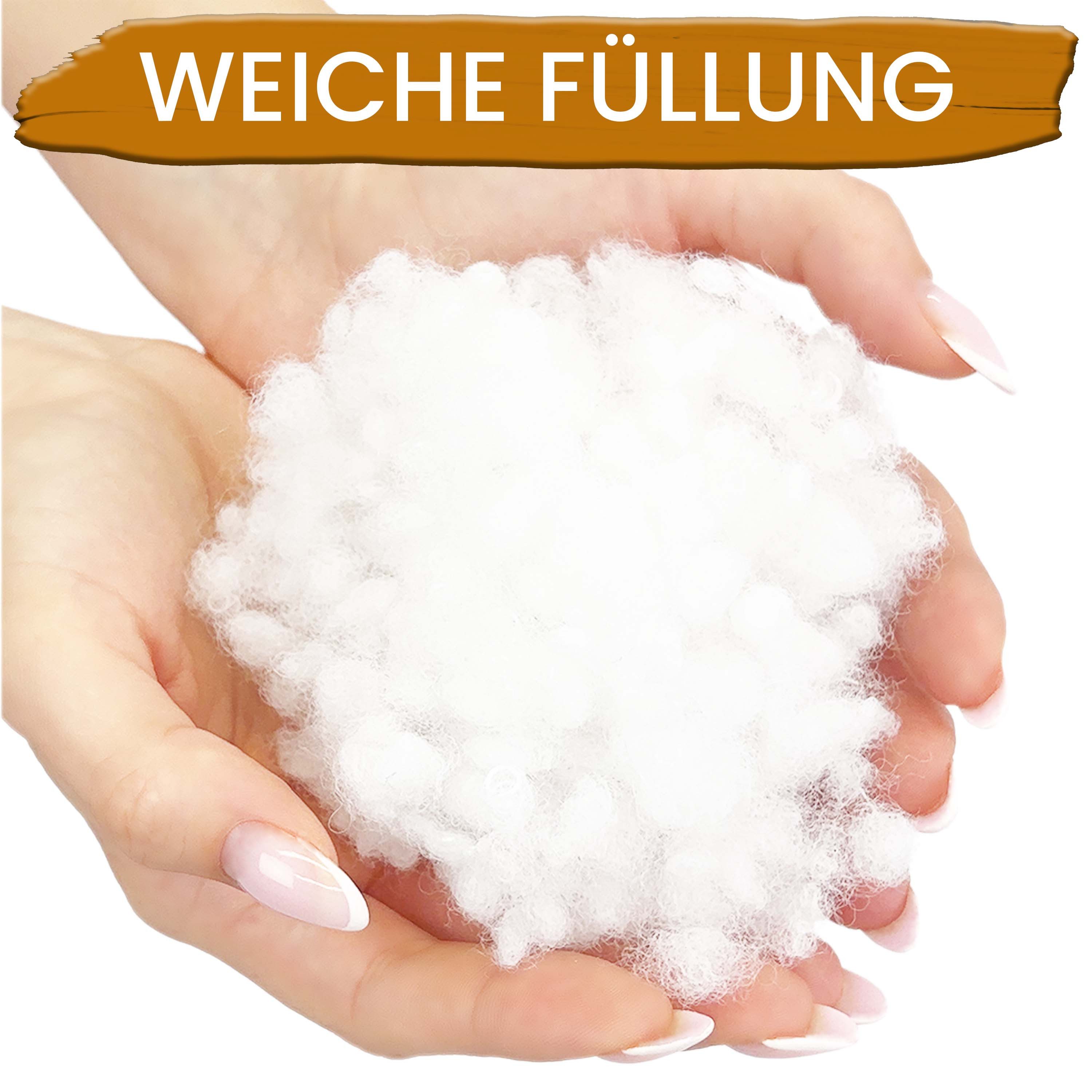 Amilian Dekokissen mit Füllung und Bezug - 2er Set - Zierkissen; Sofakissen - 40x40 cm, (2 Stück), Dekokissen mit Inlett - Couchkissen mit Kissenfüllung