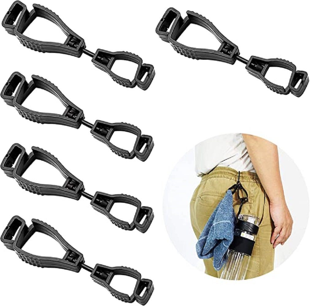 zggzerg Arbeitshandschuh-Set Zggzerg Handschuhclip Halter 5 Stück Handschuh Halterung