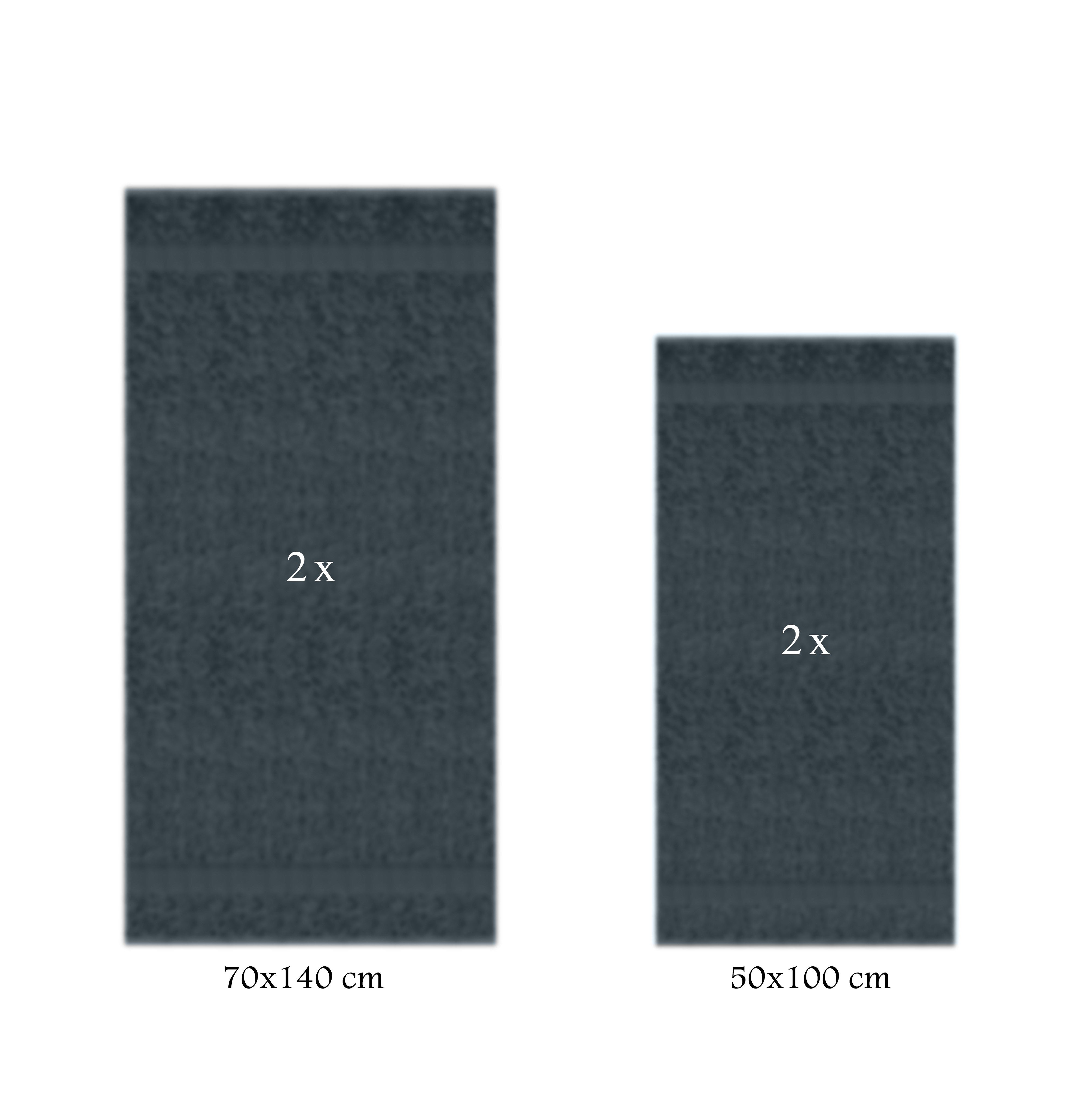 Camry Handtuch Set Badetücher 70x140 cm und Handtücher 50x100 cm - weich & günstig online kaufen