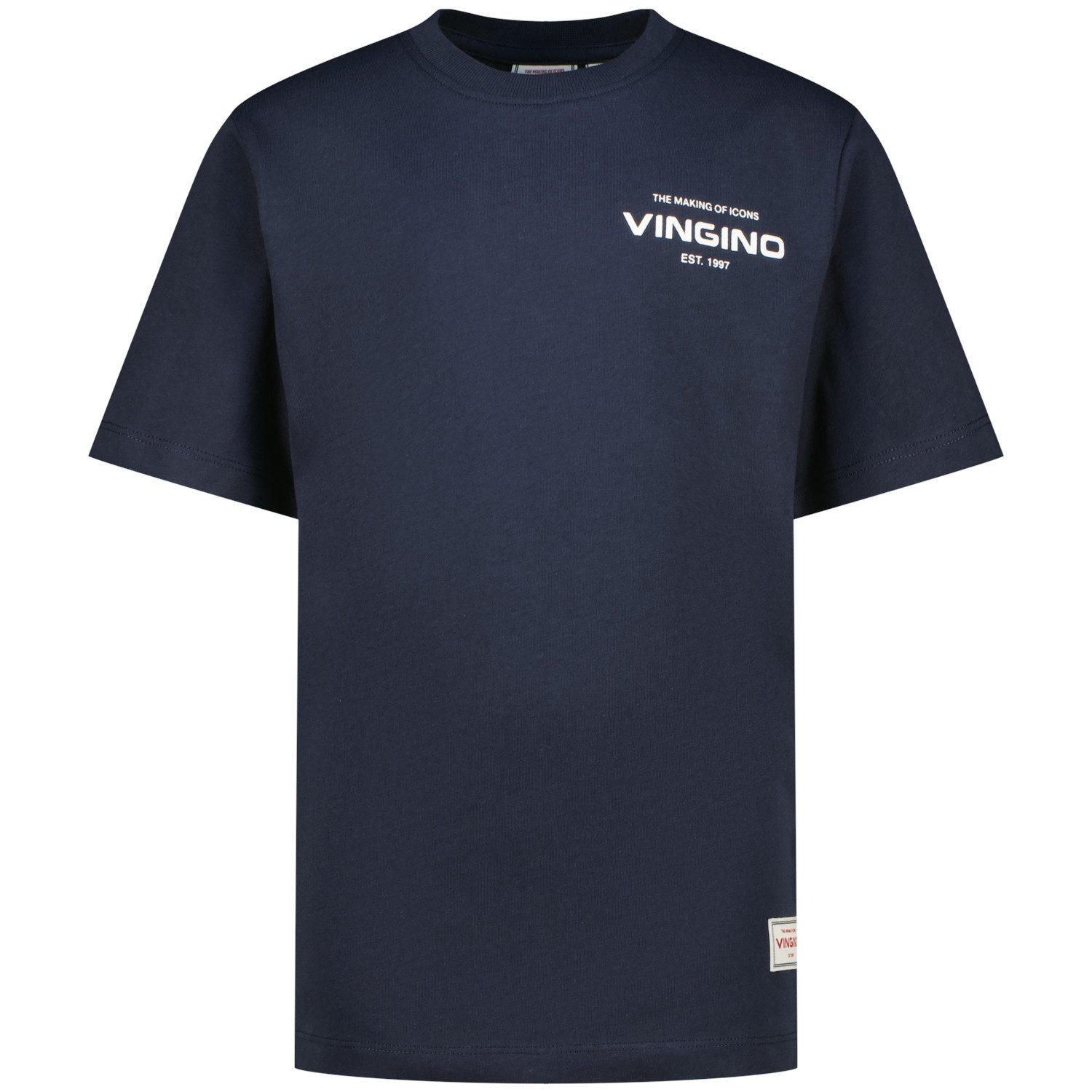 Vingino T-Shirt mit Front-Print und großen Rückenprint, for boys