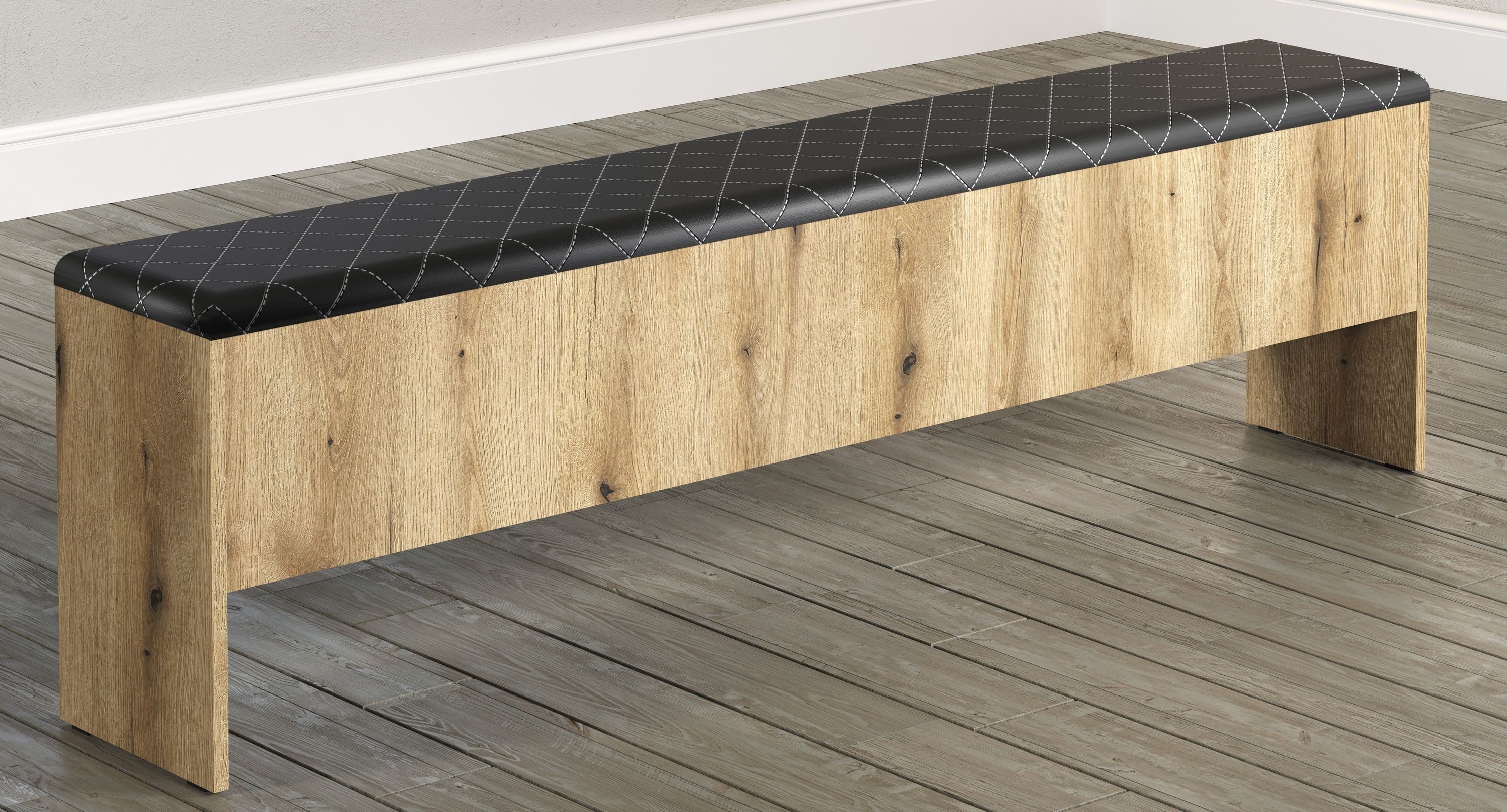trendteam Bettbank, Polsterbank Bank inkl. Polster 185 x 54 x 30 cm