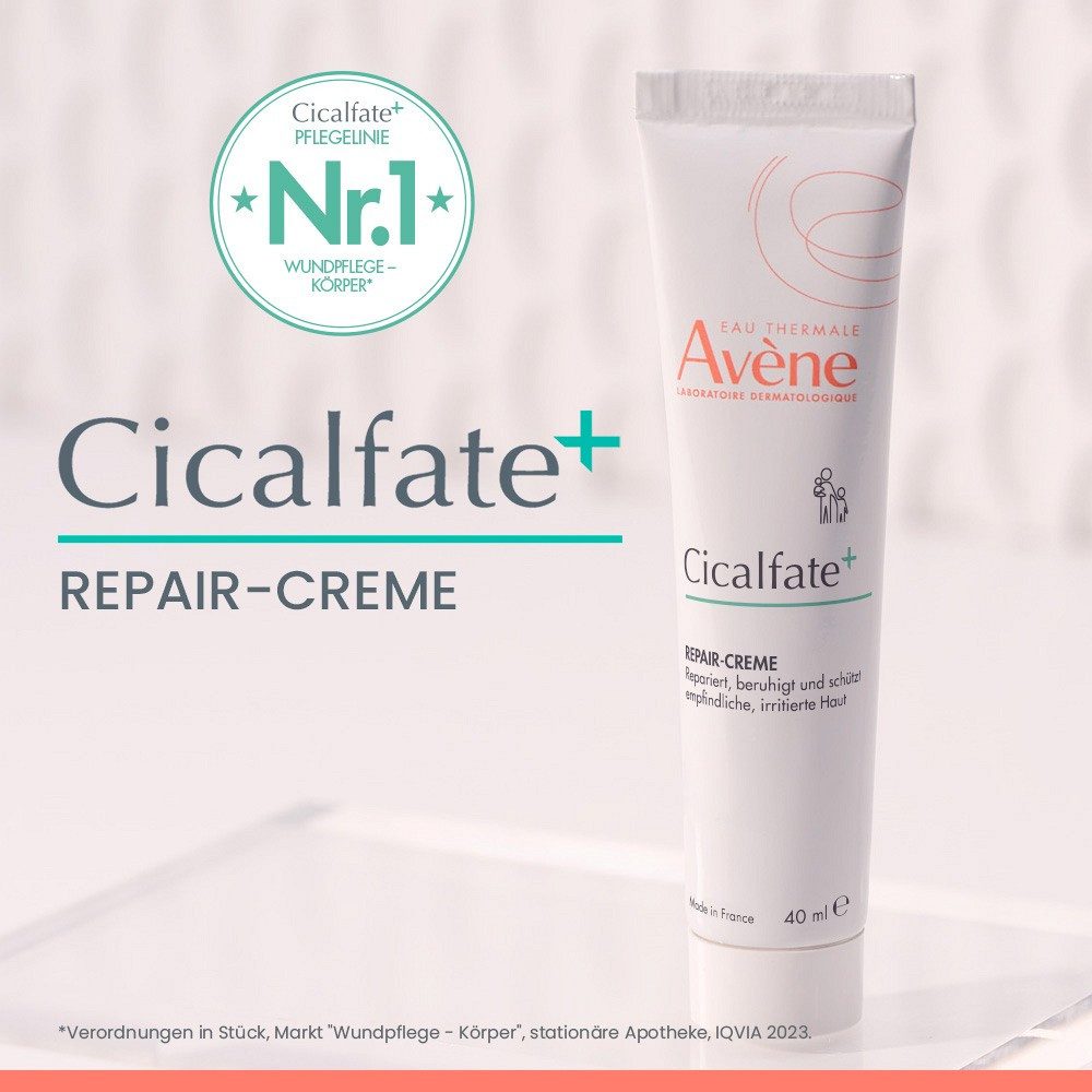 Avene Hautcreme Cicalfate+ Repair-Creme -, lindert Hautirritationen, Reizungen und Rötungen