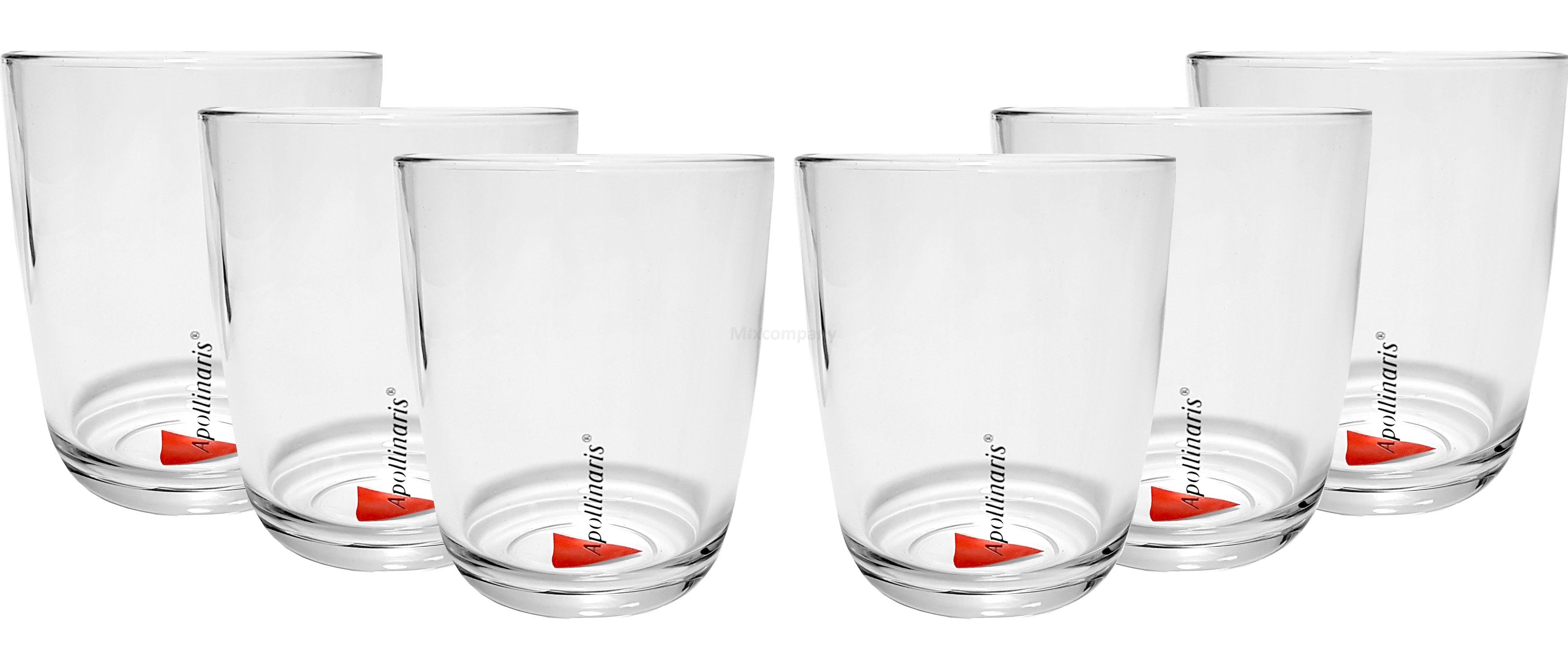 Mixcompany Gläser-Set Apollinaris Glas Gläser-Set - 4x Gläser