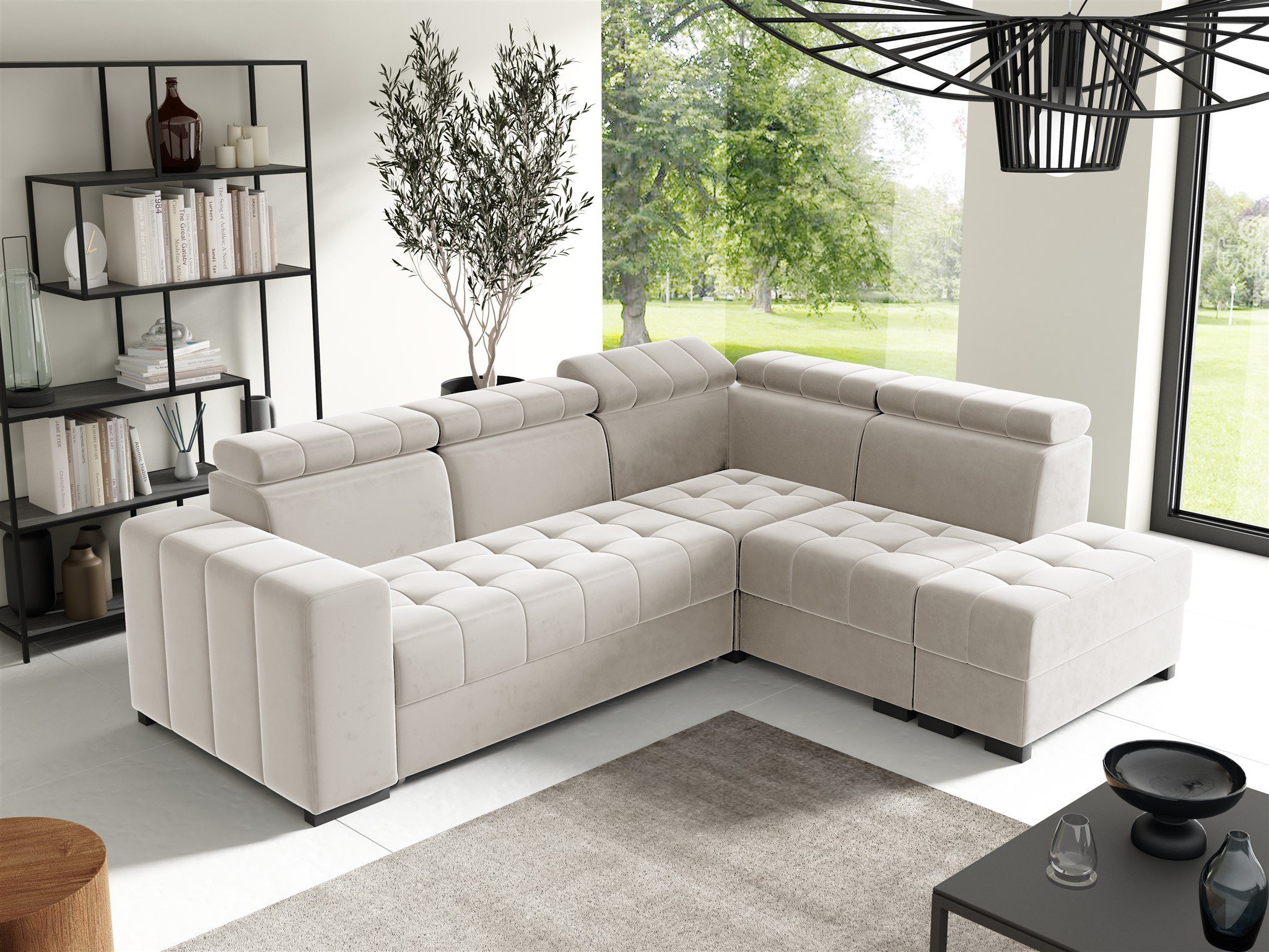Fun Möbel Ecksofa Schlafsofa Sofa CESENA günstig online kaufen