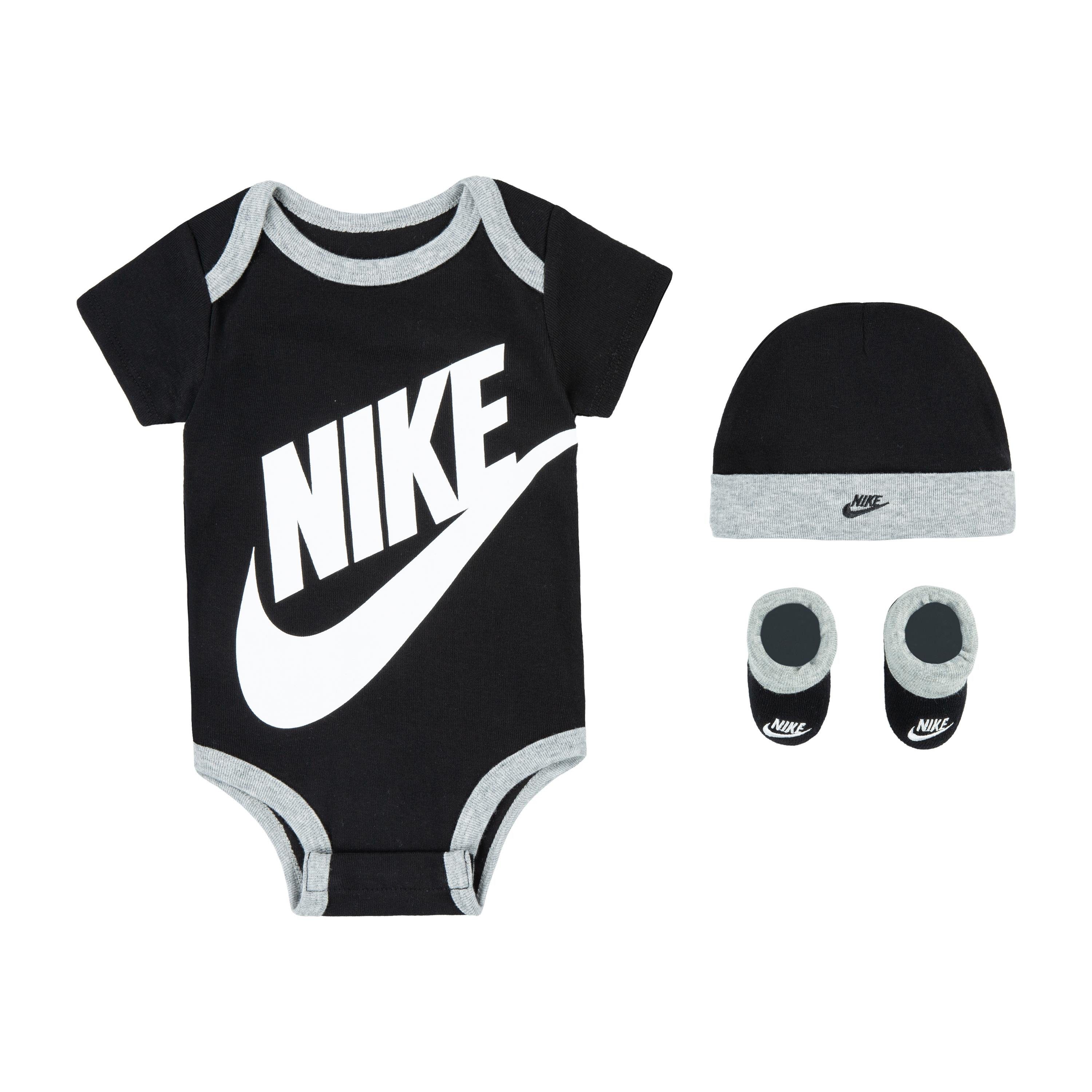 (Set, Erstausstattungspaket LOGO 3-tlg) FUTURA Sportswear Nike schwarz