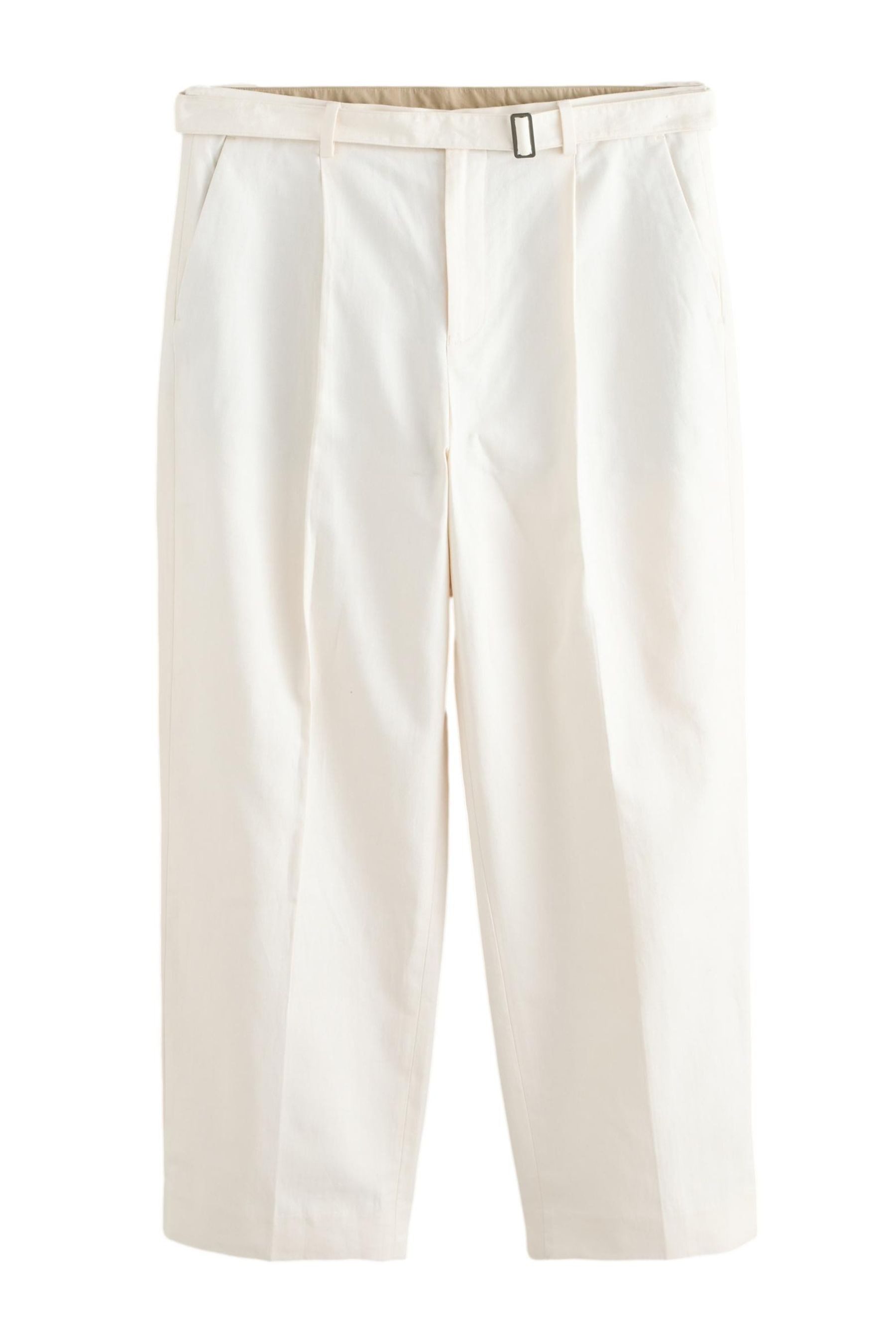 Next Palazzohose Elegante Relaxed Fit Hose mit stoffgleichem Gürtel (1-tlg)