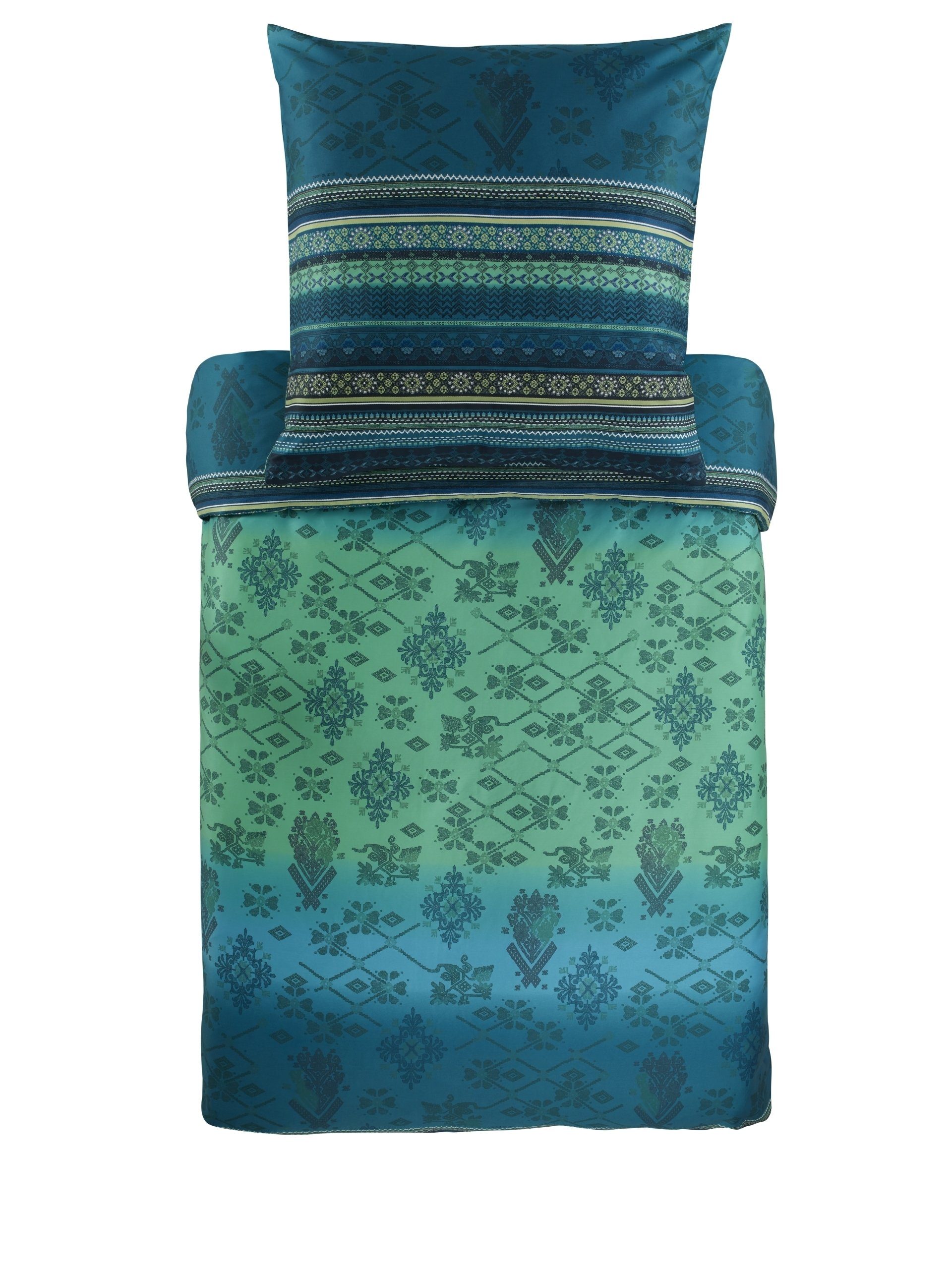 Bassetti Bettwäsche OLBIA, Satin, 2 teilig, aus satinierter Baumwolle