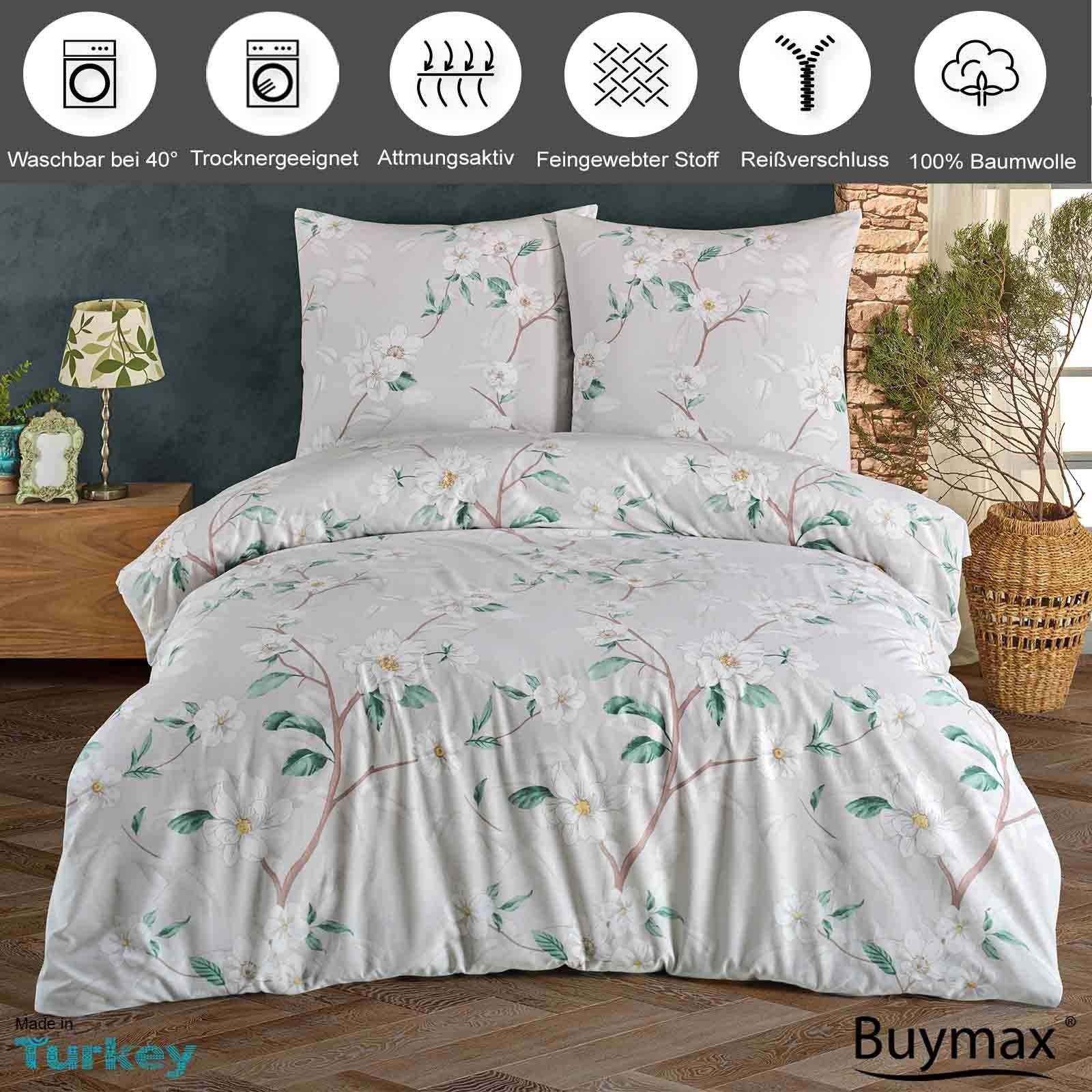 Buymax Bettwäsche Laris, Renforcé: 100% Baumwolle, 3 teilig, Bettbezug Set, günstig online kaufen