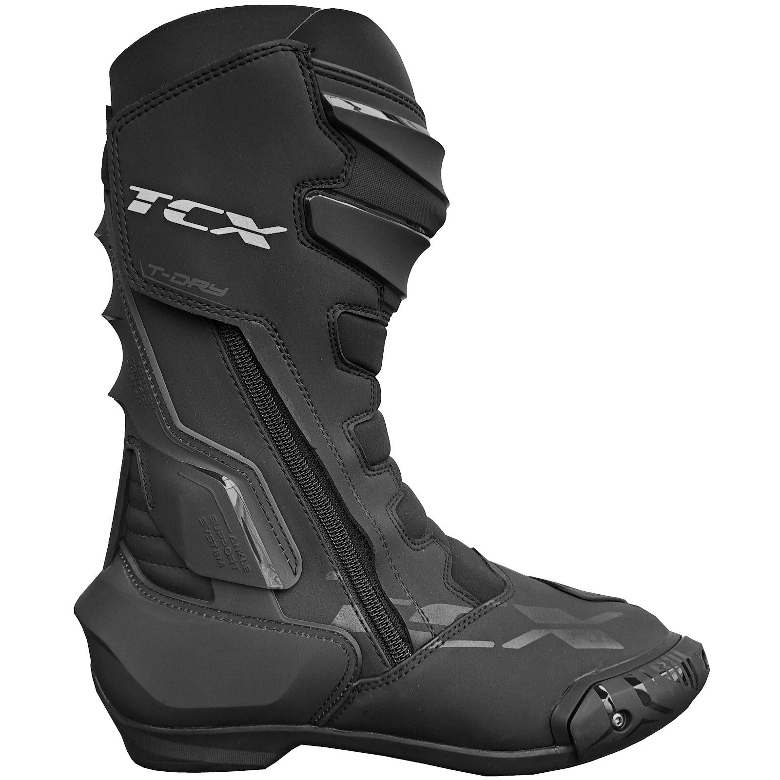 TCX TCX S-TR1 WP Motorradstiefel Herren schwarz Motorradstiefel (Packung, Antistatische und Öl- und Benzinfeste Sohle) motorradstiefel für herren
