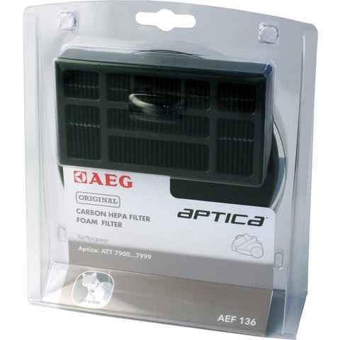 AEG HEPA-Filter AEF 136, Zubehör für AEG Aptica und Vampyr T10E, aus Hepa- und Motorfilter