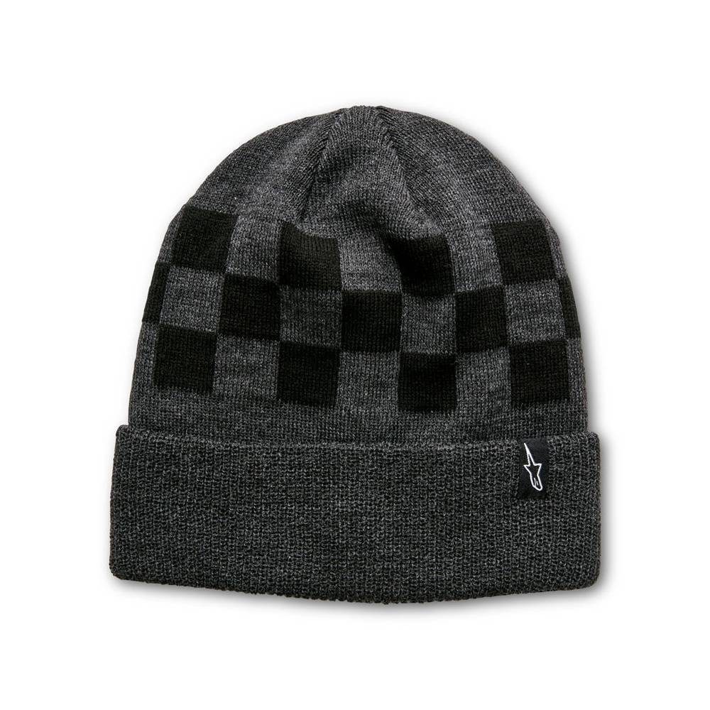 Alpinestars Beanie Alpinestars Beanie "Schachbrettmuster" - grau