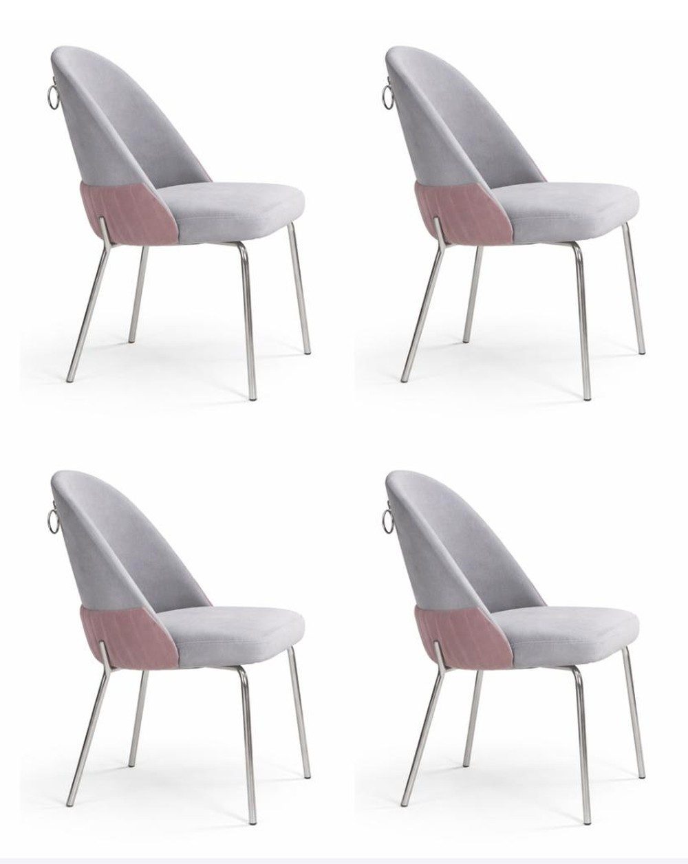 Esszimmerstuhl Moderne graue Esszimmerstühle im 4er-Set – bequem und stilvoll