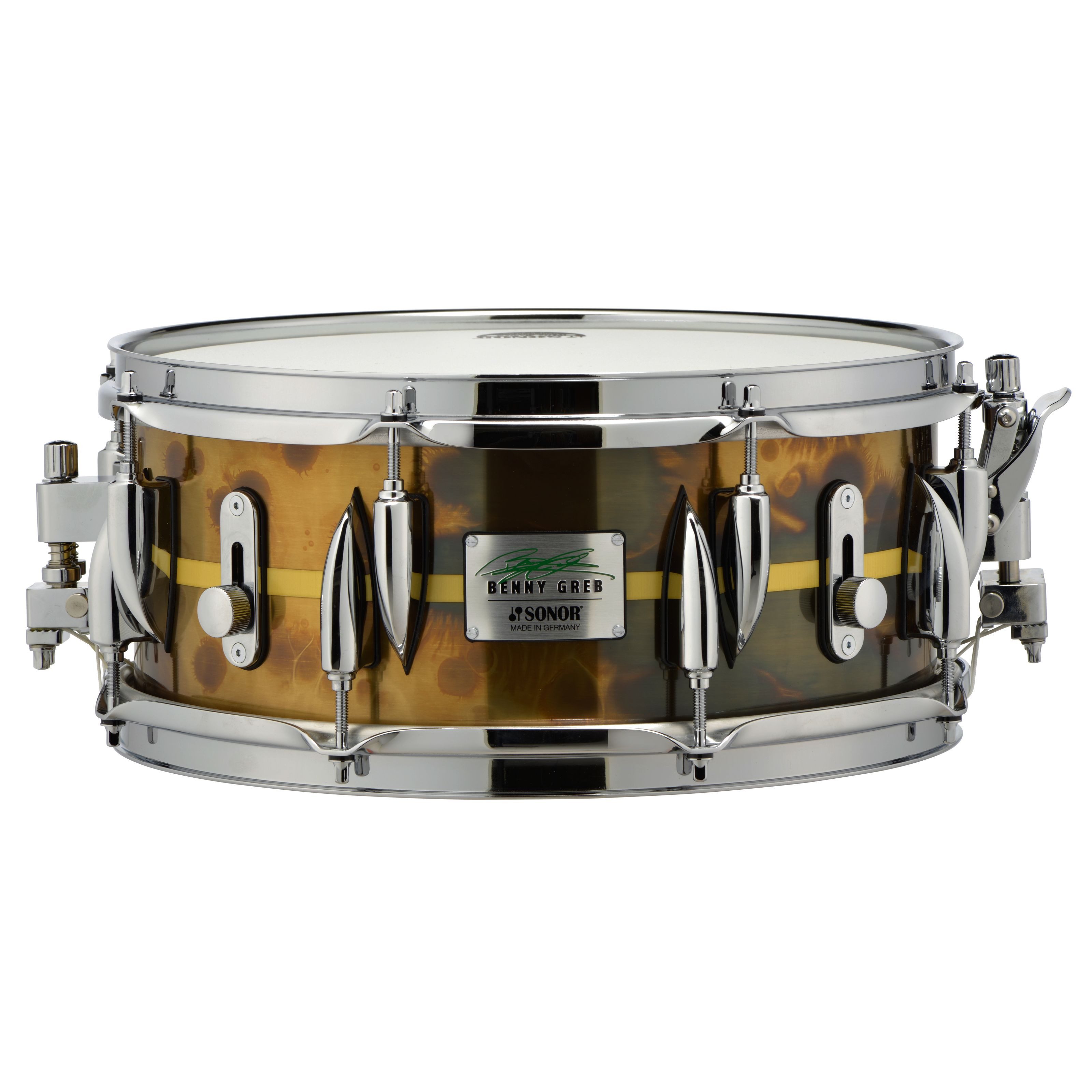 SONOR Snare Drum, Schlagzeuge, Snare Drums, Benny Greb Snare 2.0 13"x5,75" Vintage Brass - Snare Drum
