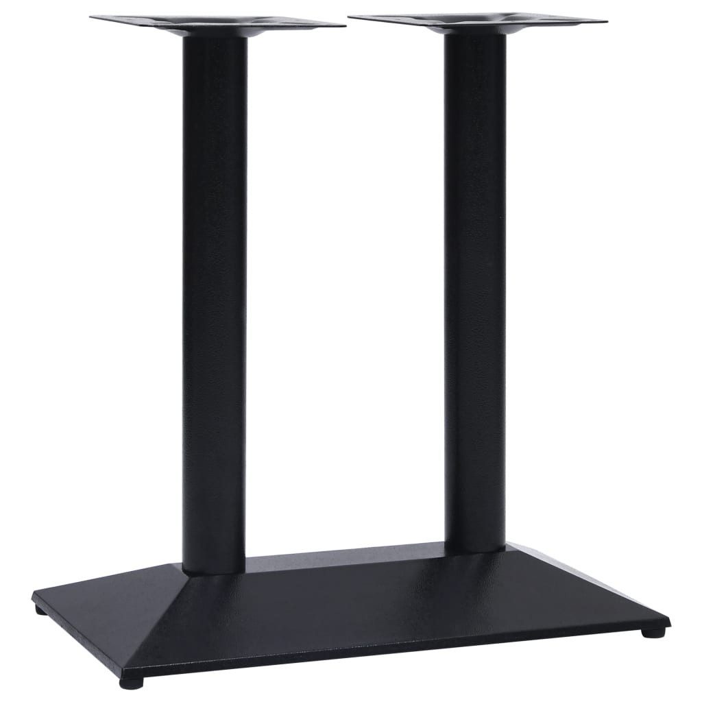 vidaXL Tischbein Bistrotisch-Gestell Schwarz 70x40x72 cm günstig online kaufen