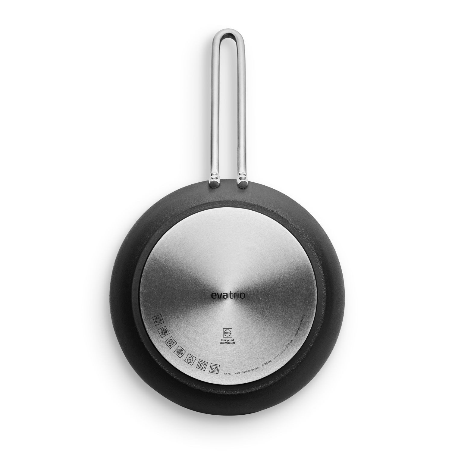 Eva Solo Bratpfanne Professionell mit keramischer Antihaftbeschichtung 24 cm, Aluminium