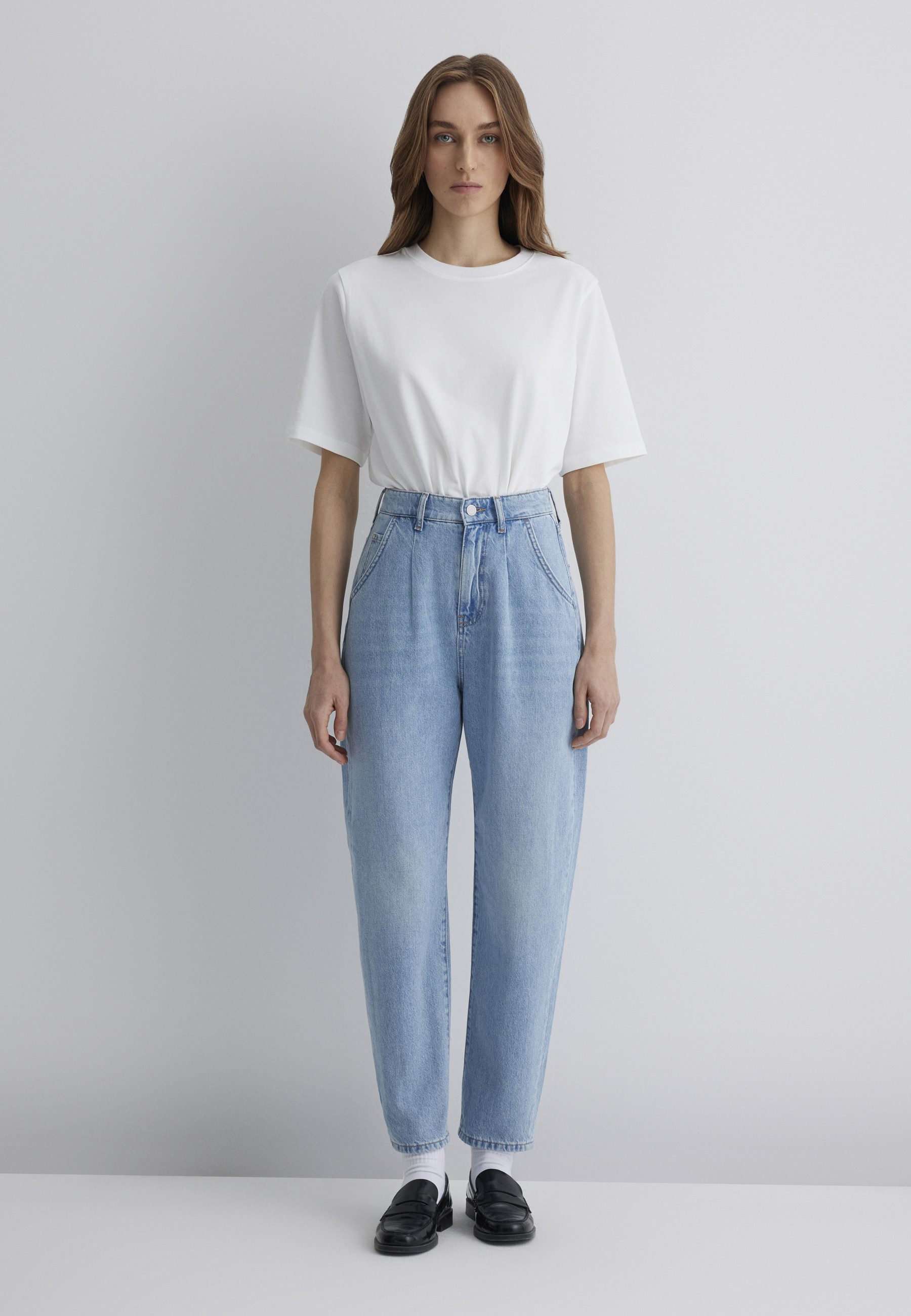 Mavi Weite Jeans LAURA Pleated Baggy Pants
