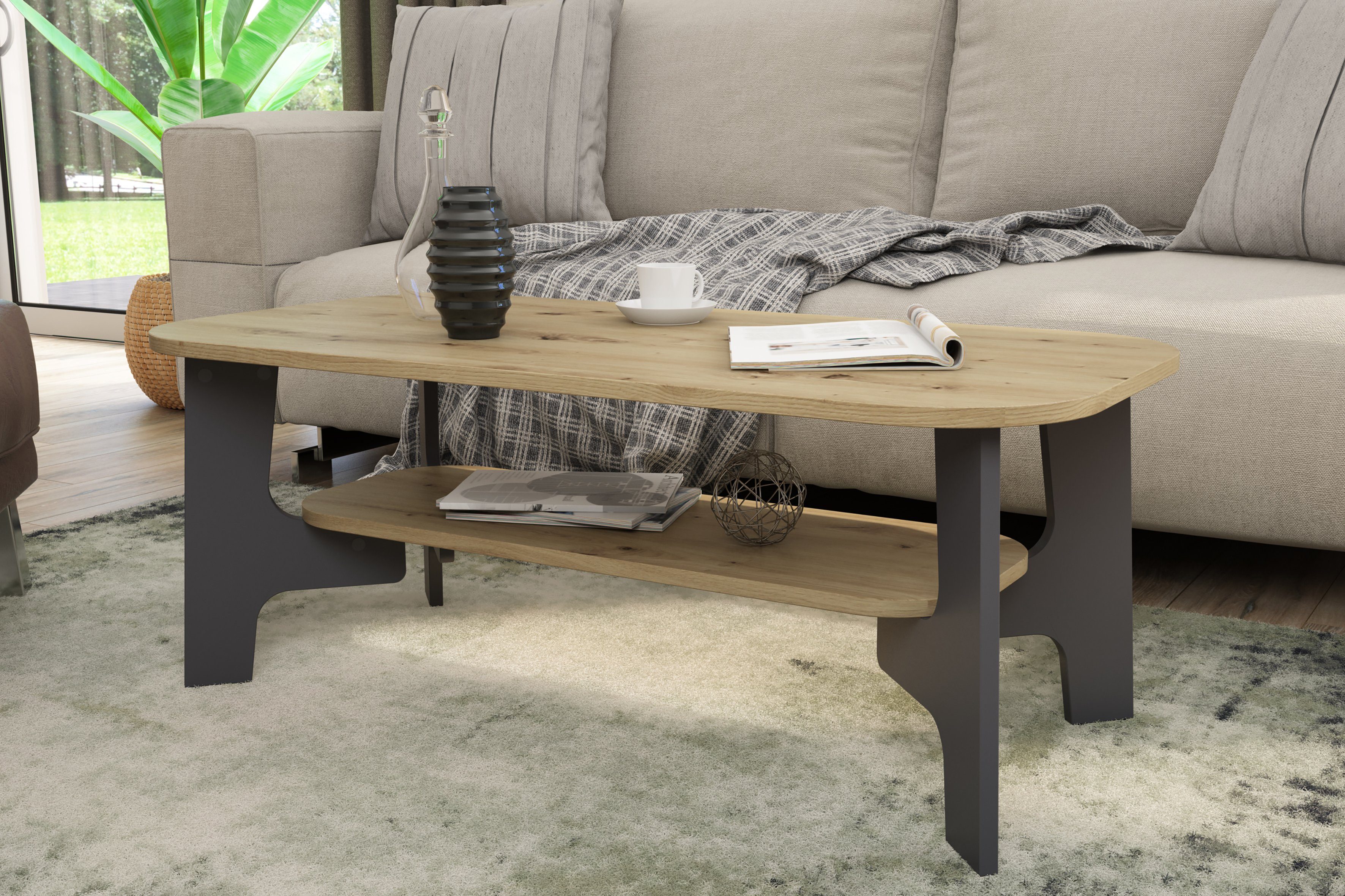 byLIVING Couchtisch Jonny, in verschiedenen Farben günstig online kaufen