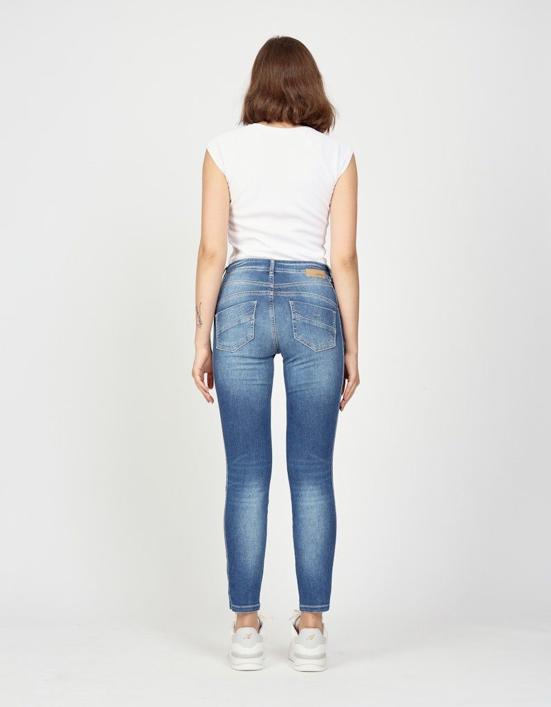 GANG Chinos 94SANA CROPPED lapis blue wash