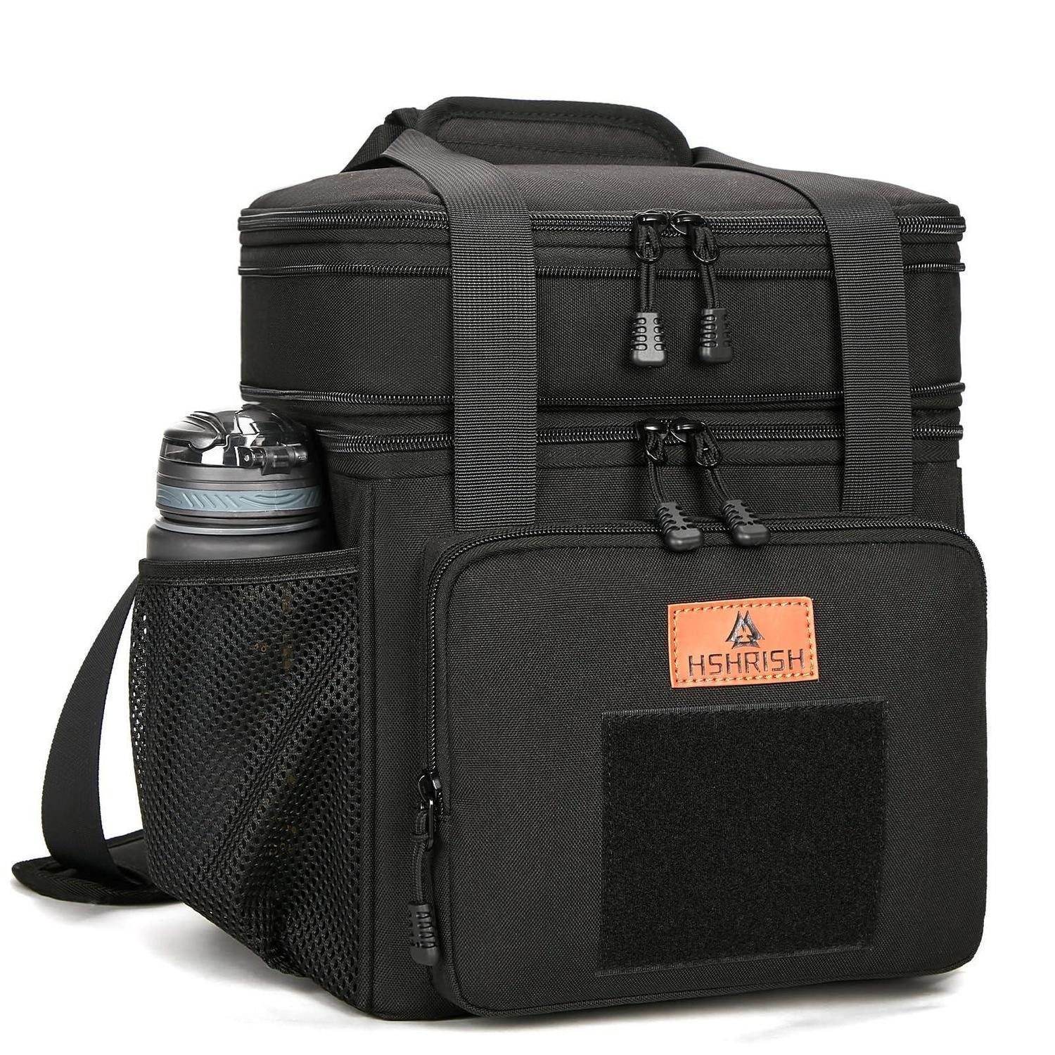 Kühltasche Lunchtasche taktisch isoliert Herren wasserdicht 15L Schwarz 15L