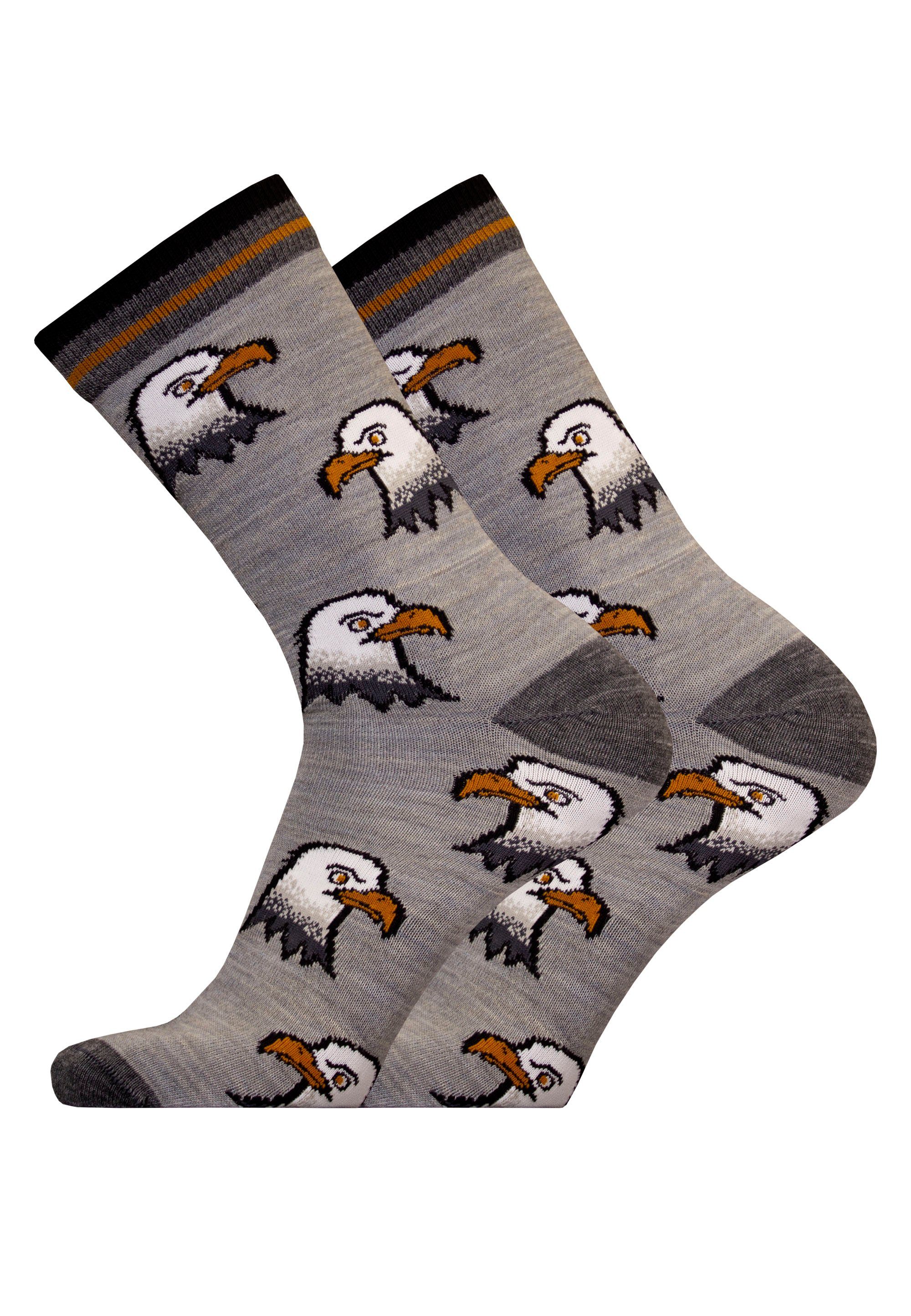 UphillSport Socken EAGLE 2er Pack (2-Paar) in nahtlosem Design