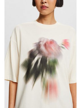 Esprit T-Shirt Oversize-T-Shirt mit Grafikprint (1-tlg)