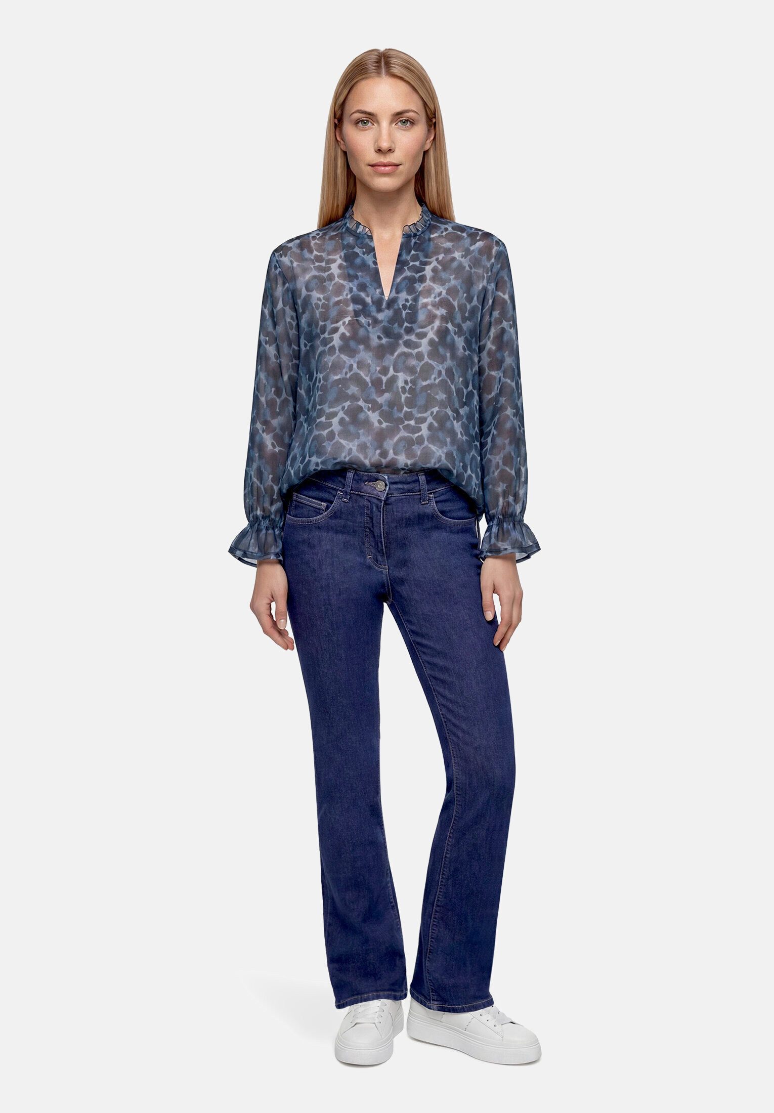Betty Barclay Chiffonbluse Damen mit Animalprint