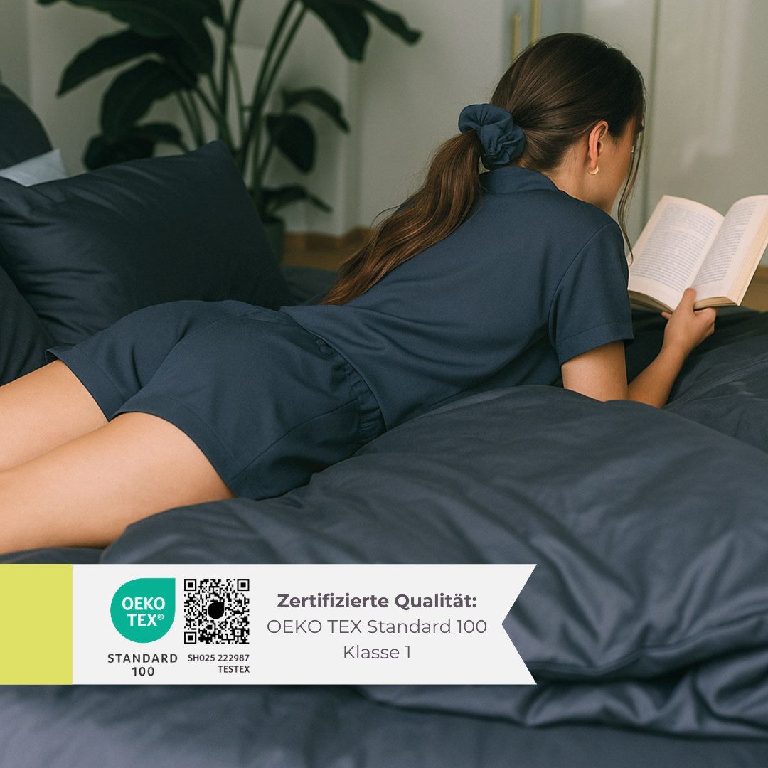 AGA.PIE Schlafanzug Bambus Lyocell kurz (Set, Kurzarm) atmungsaktiv