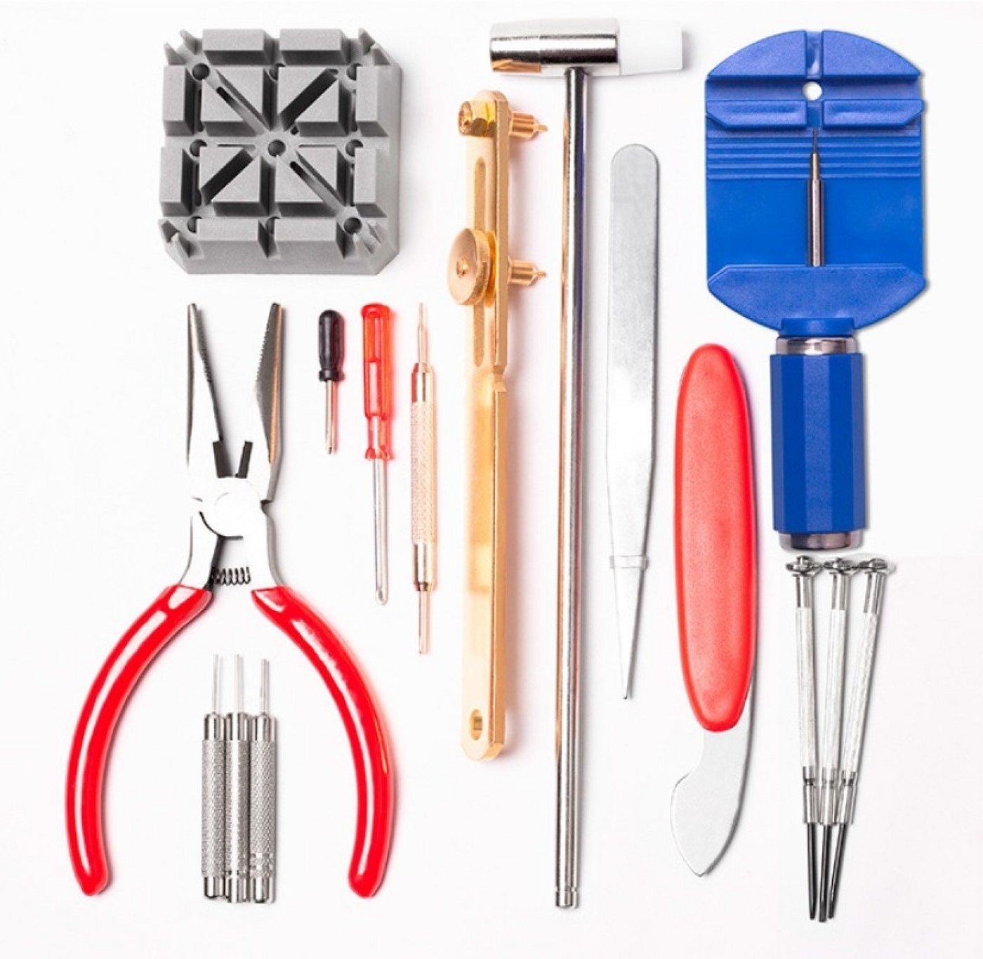 Thumbnail - BAYLI Werkzeugkoffer 2 x 16 teiliges Uhrmacherwerkzeug Set, Werkzeug Uhren und Schmuck