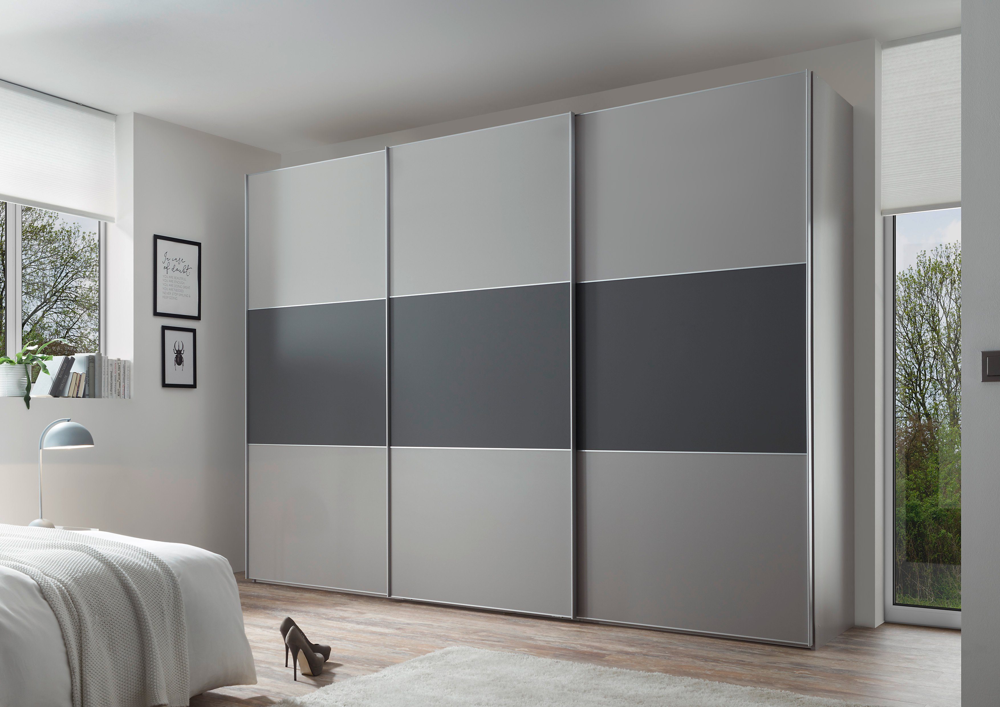 STAUD Schwebetürenschrank Includo, Made in Germany Mit vier verschiedenen Ausstattungsvarianten