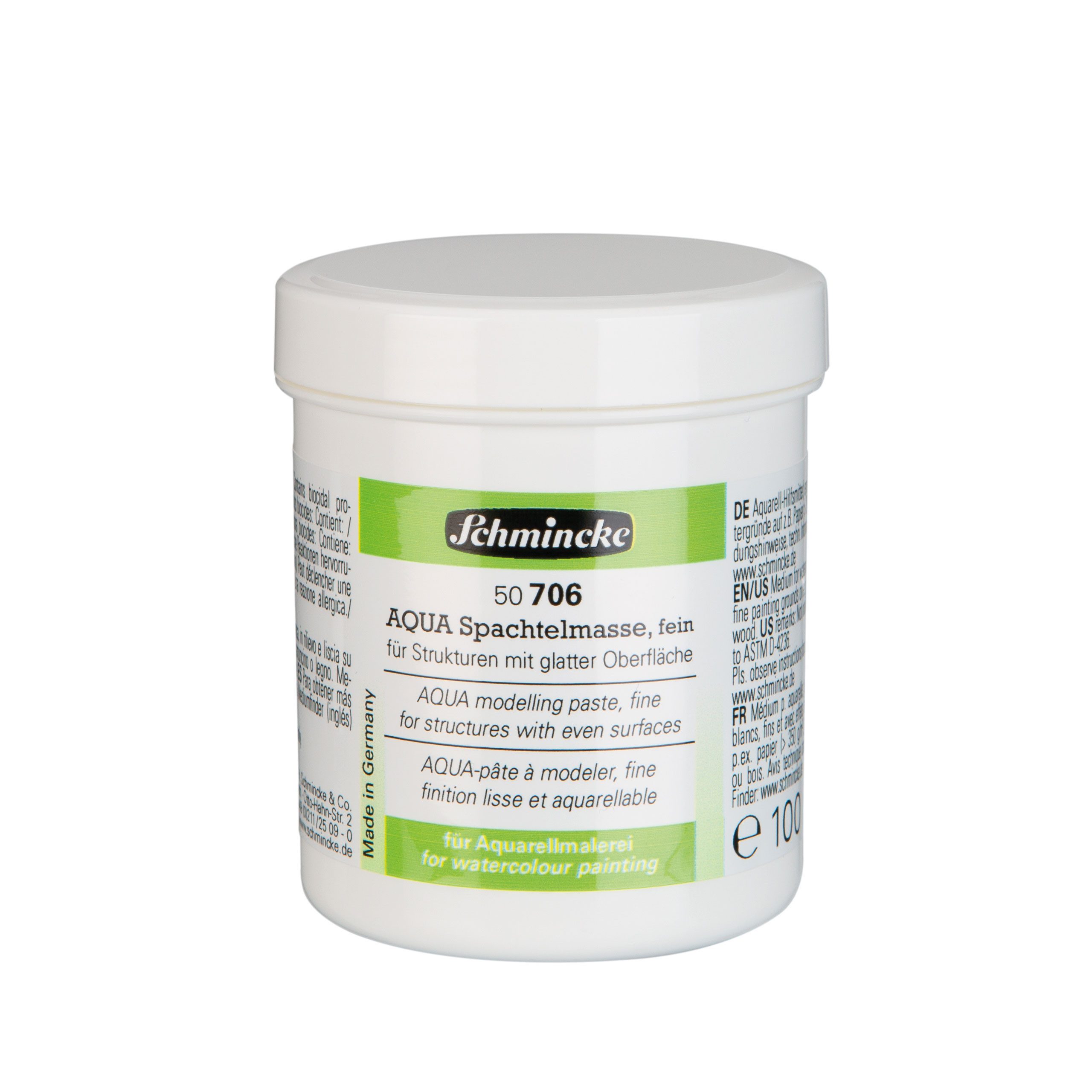 Schmincke Aquarellfarbe 100ml Hilfsmittel AQUA-Spachtelmasse fein Aquarell 50 706 047